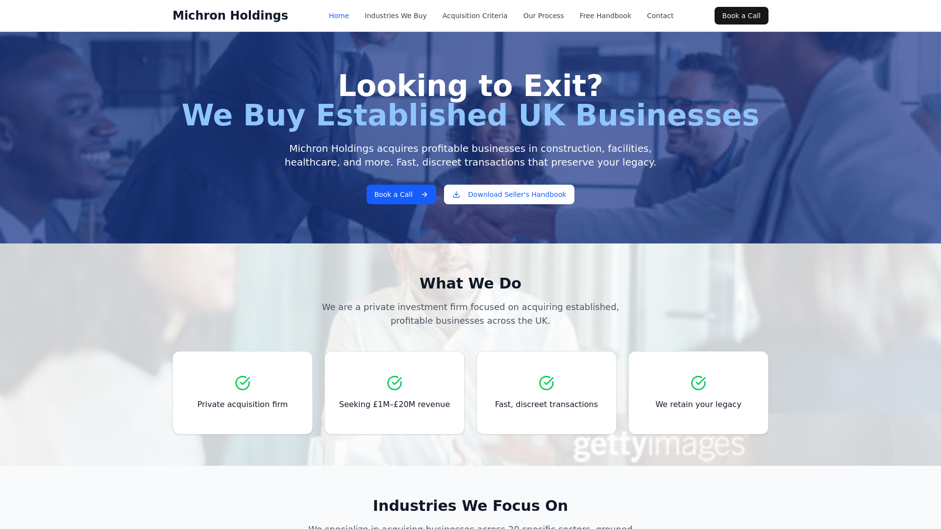 website screenshot of https://ukmacapital.com/