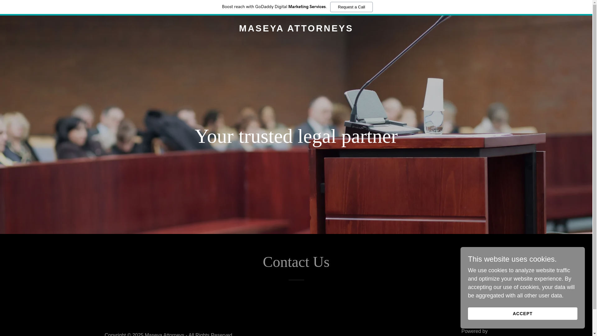 website screenshot of https://maseyaattorneys.com/