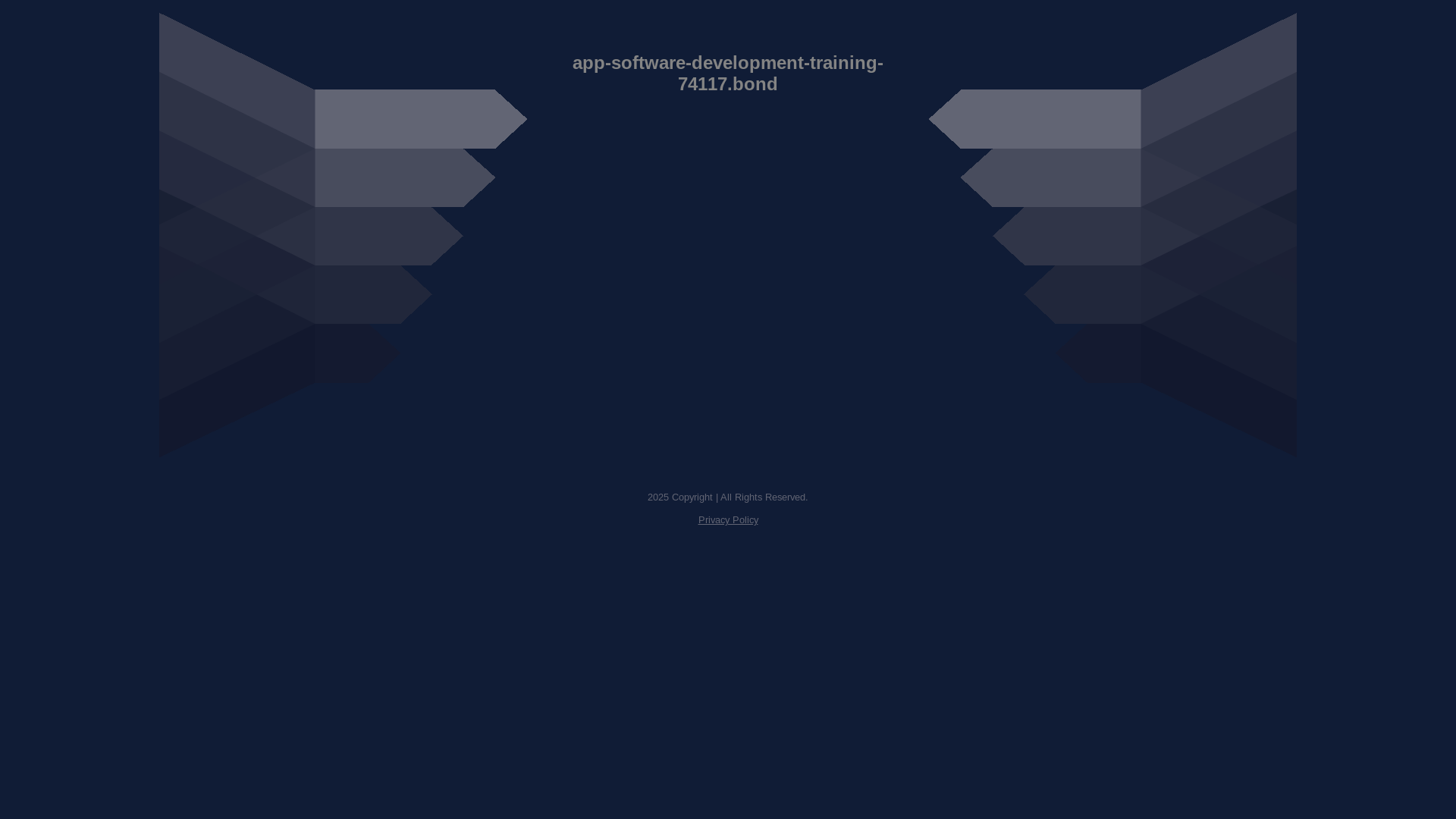 website screenshot of https://app-software-development-training-74117.bond/