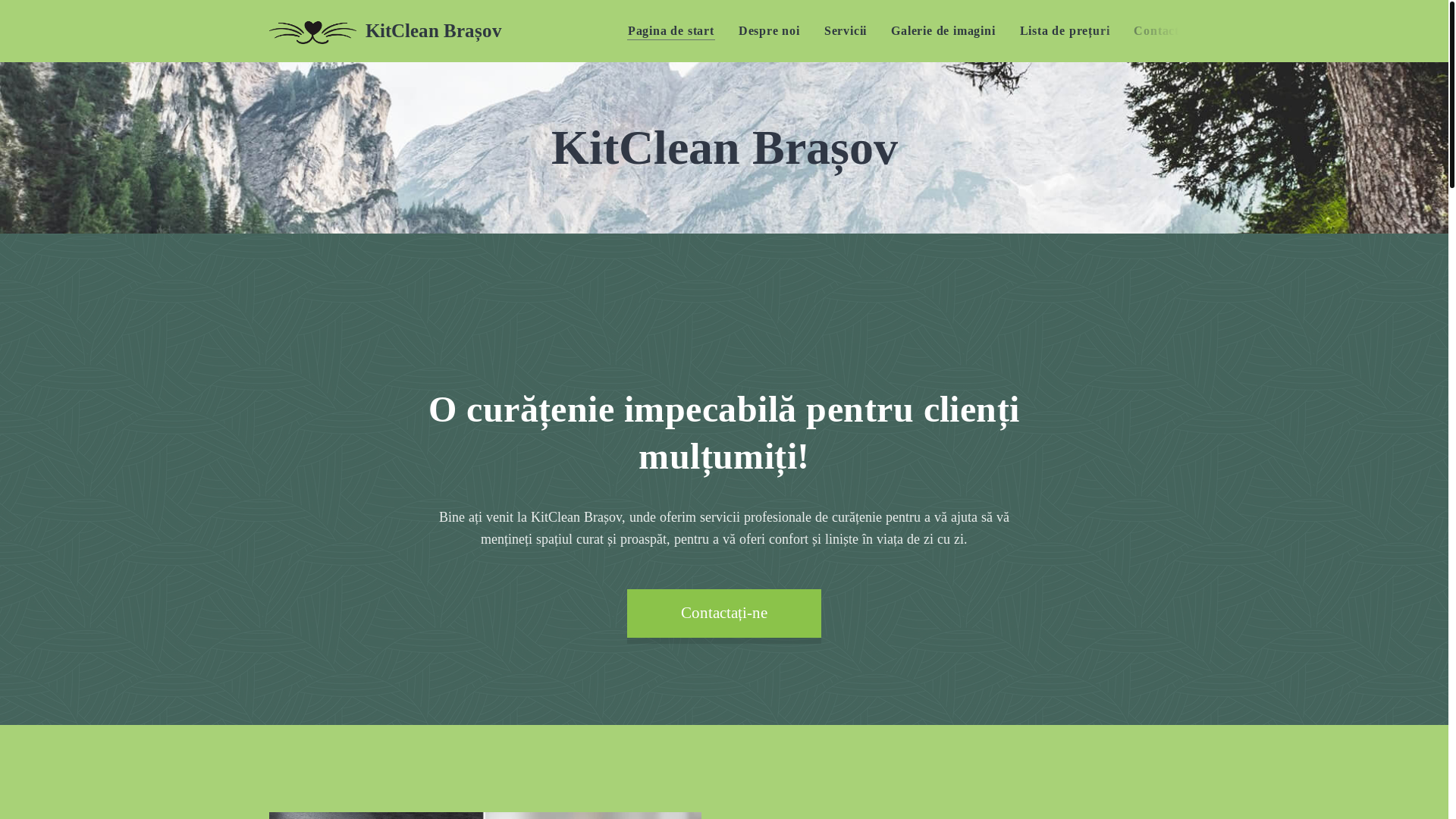 website screenshot of https://kitcleanbrasov.com/