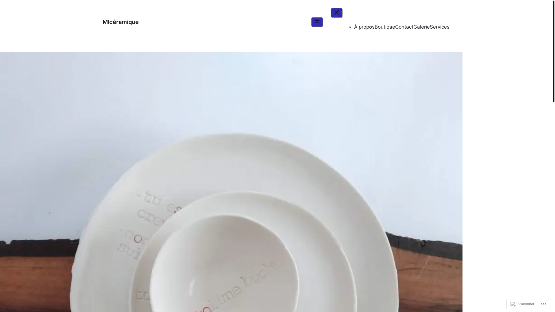 website screenshot of https://miceramique.com/