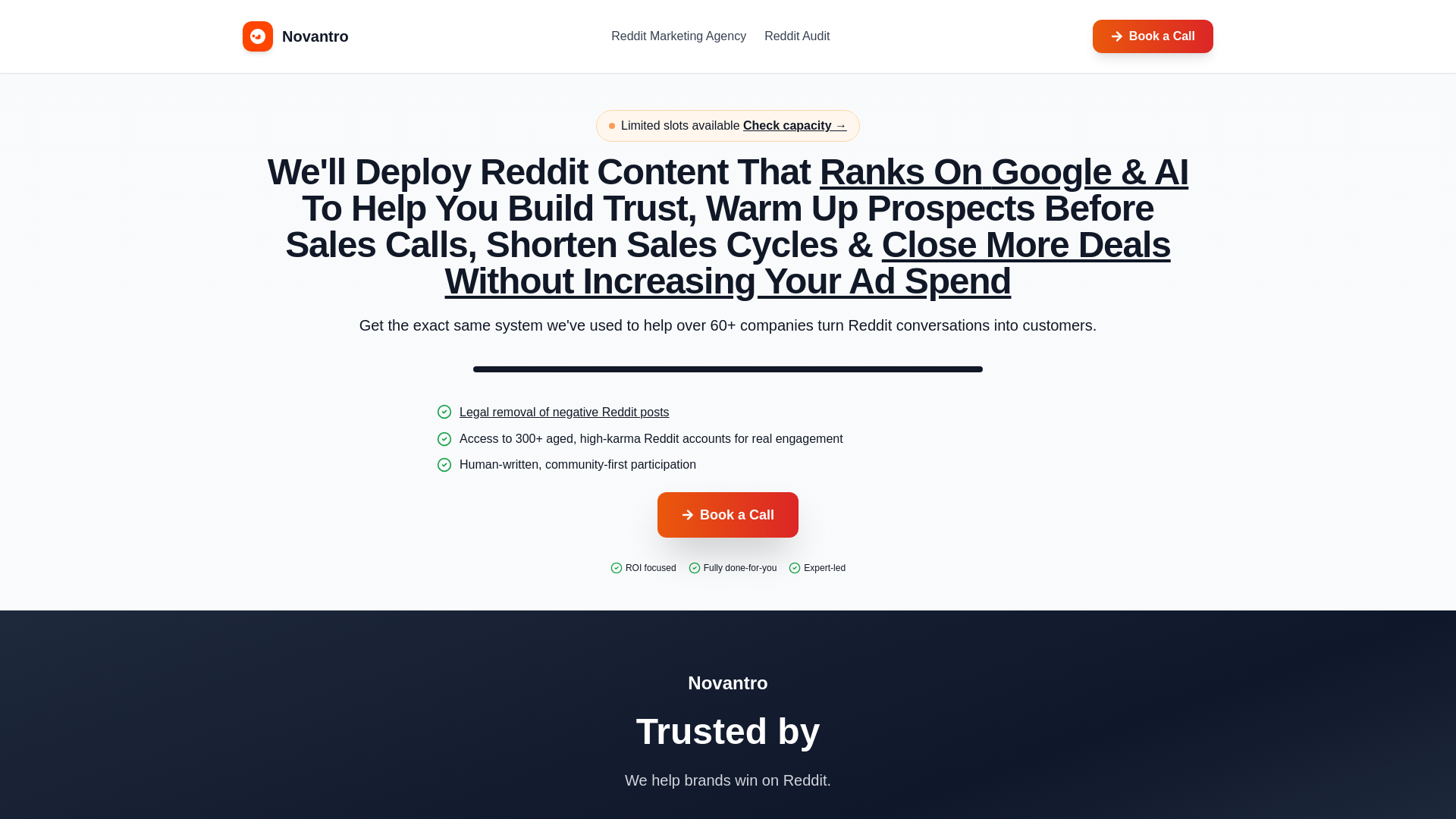website screenshot of https://redditscalepartners.com/