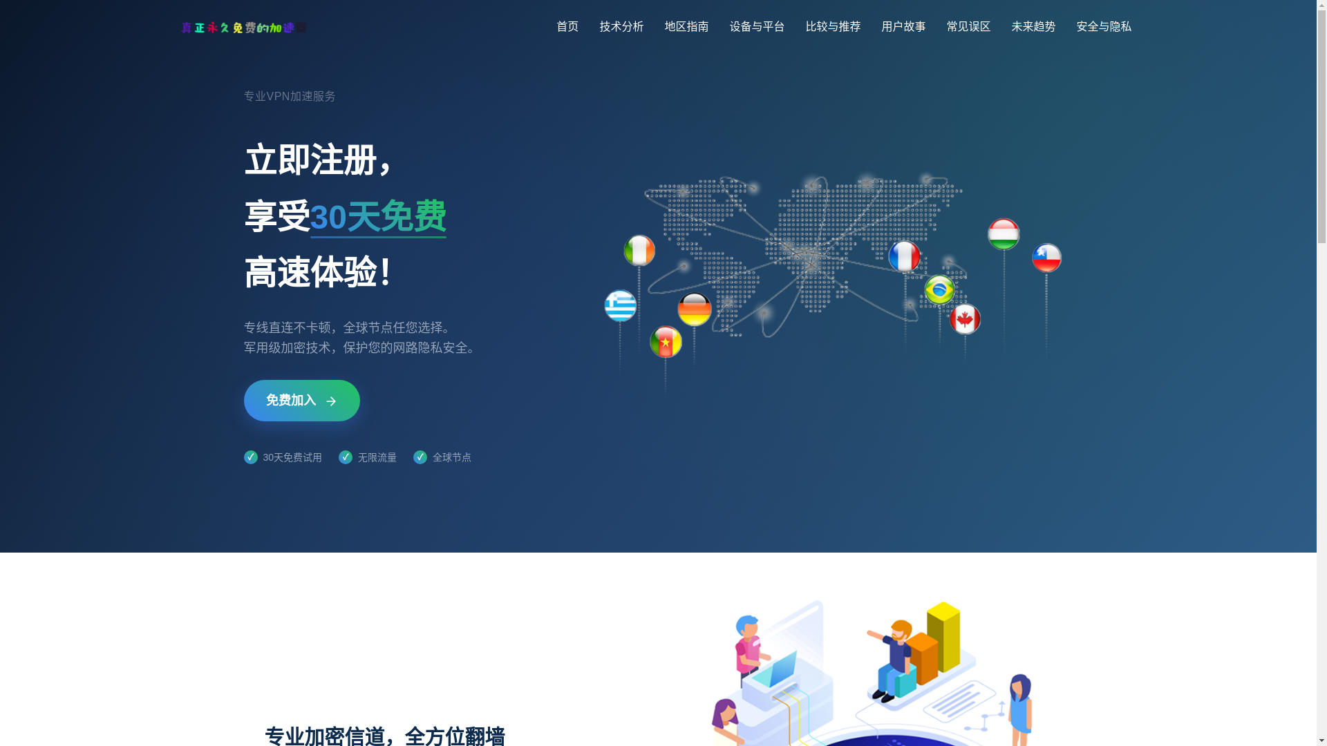 website screenshot of https://v0-freevpn.org/