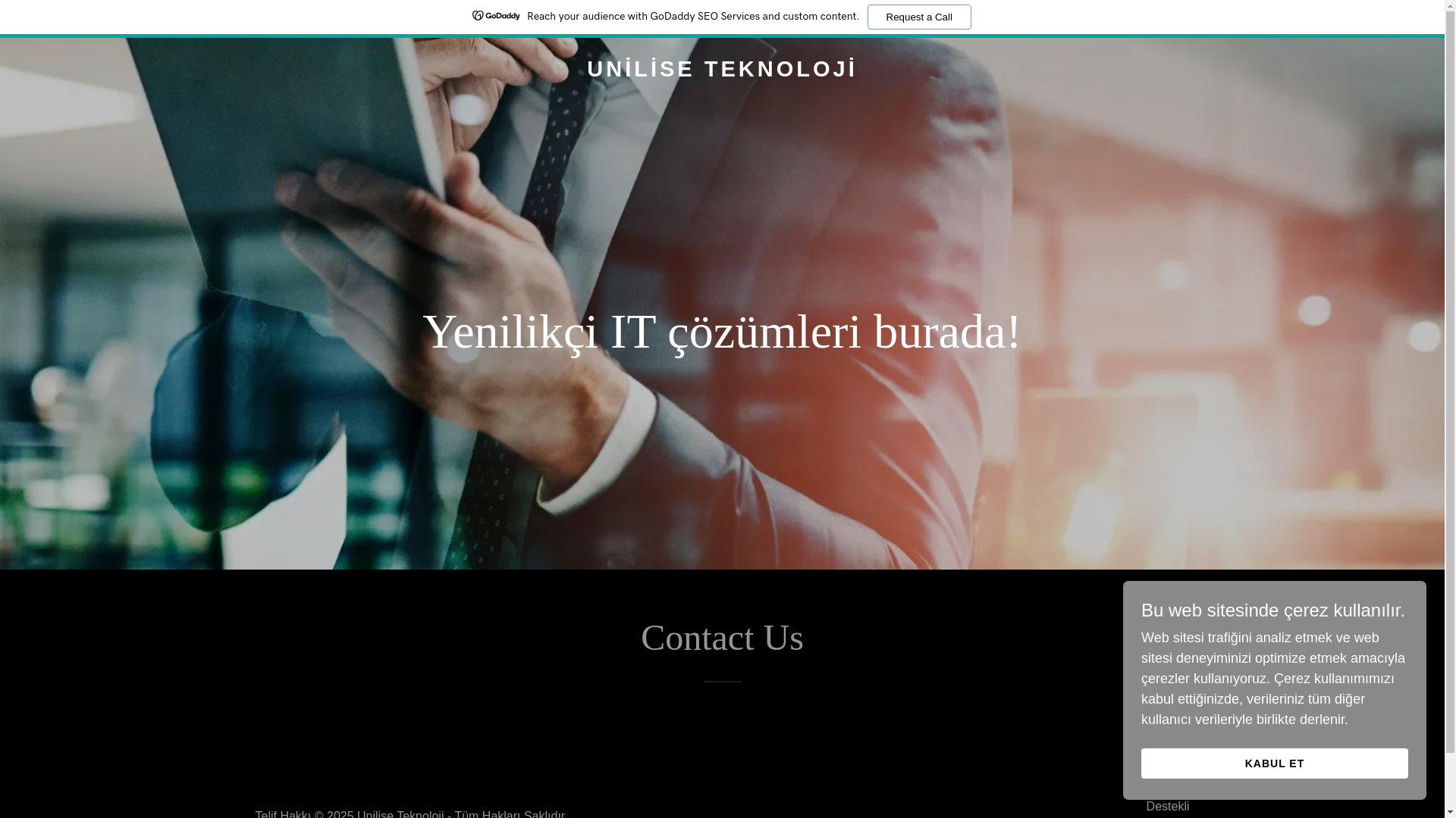 website screenshot of https://unilisetech.com/