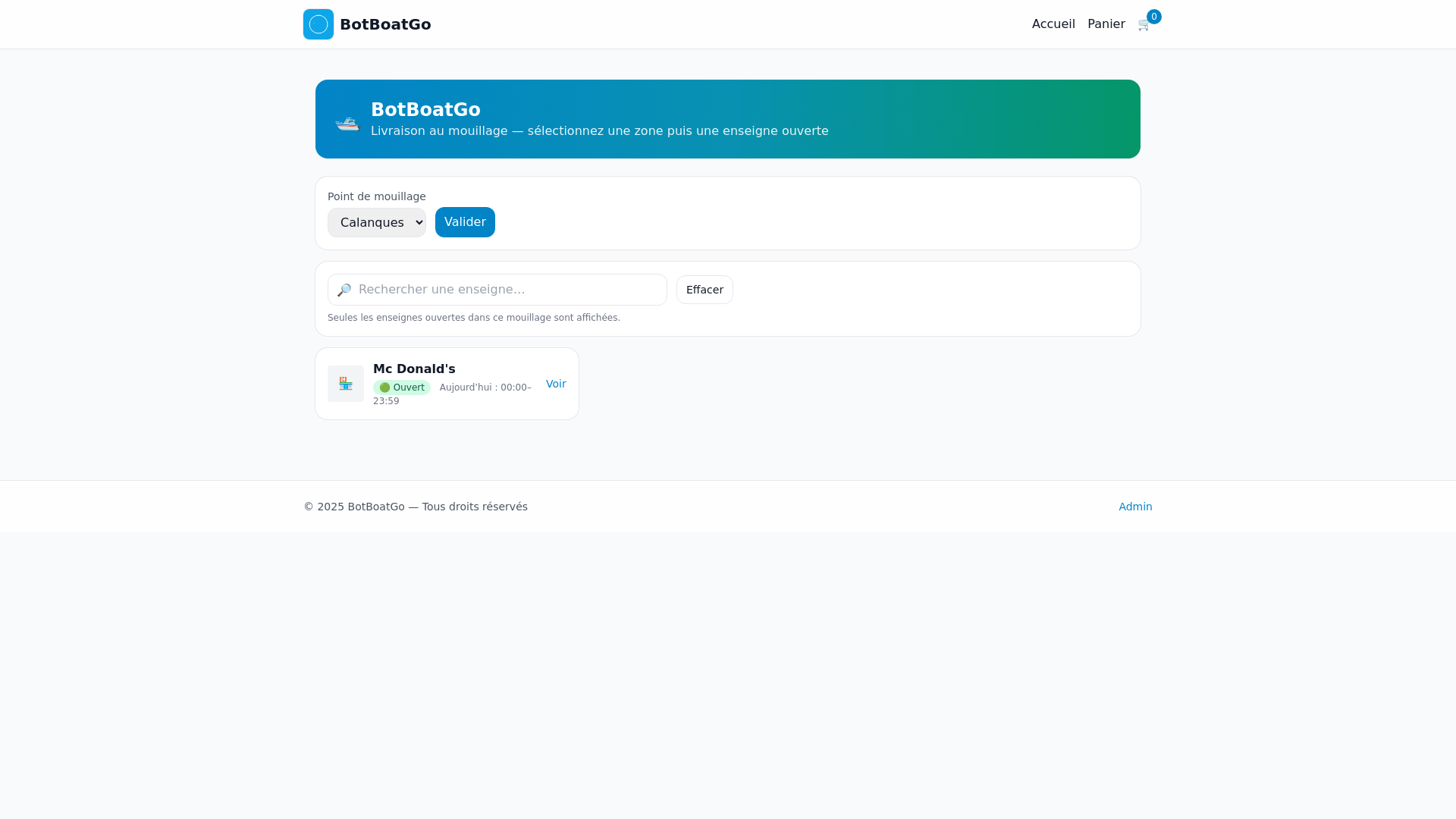 website screenshot of https://botboatgo.com/