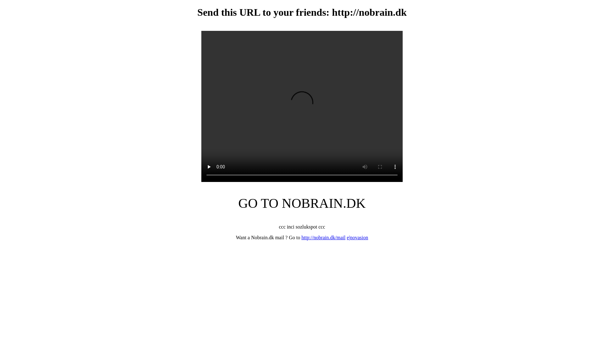 website screenshot of https://nobrain.dk/