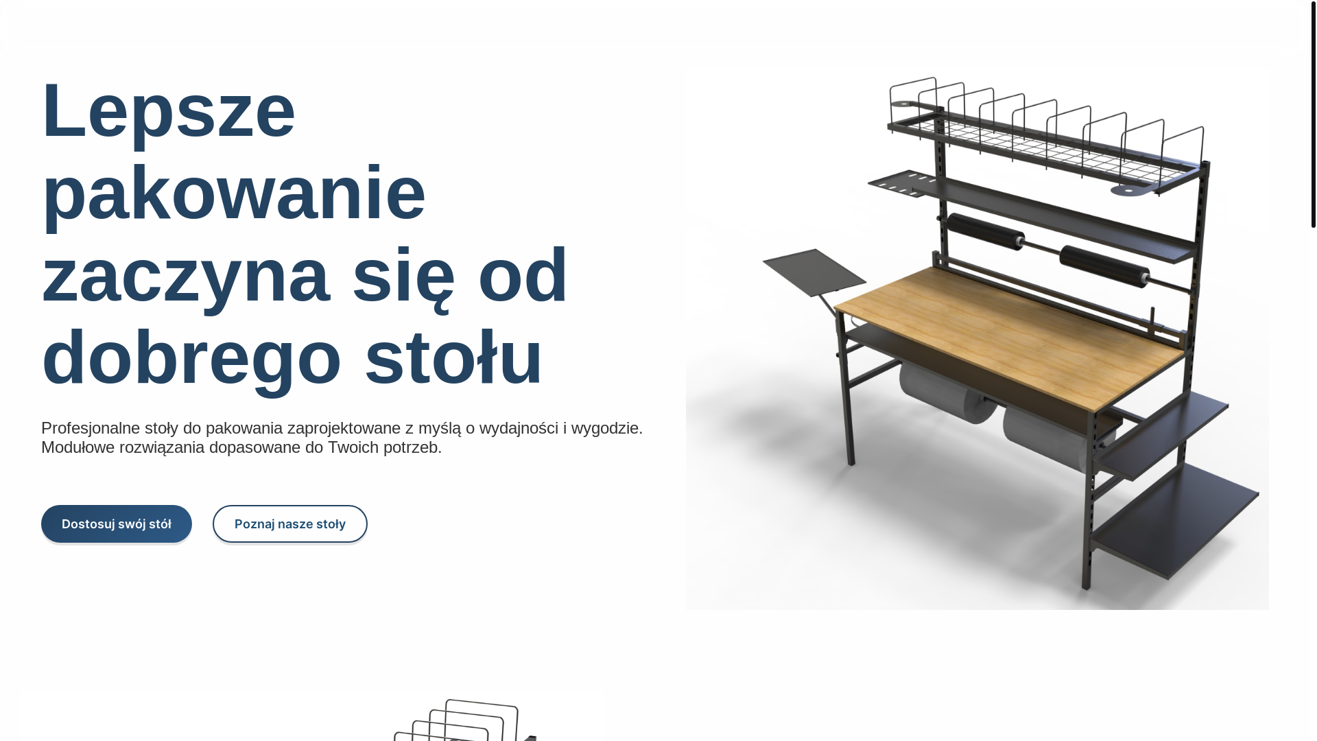 website screenshot of https://stoldopaczek.com/