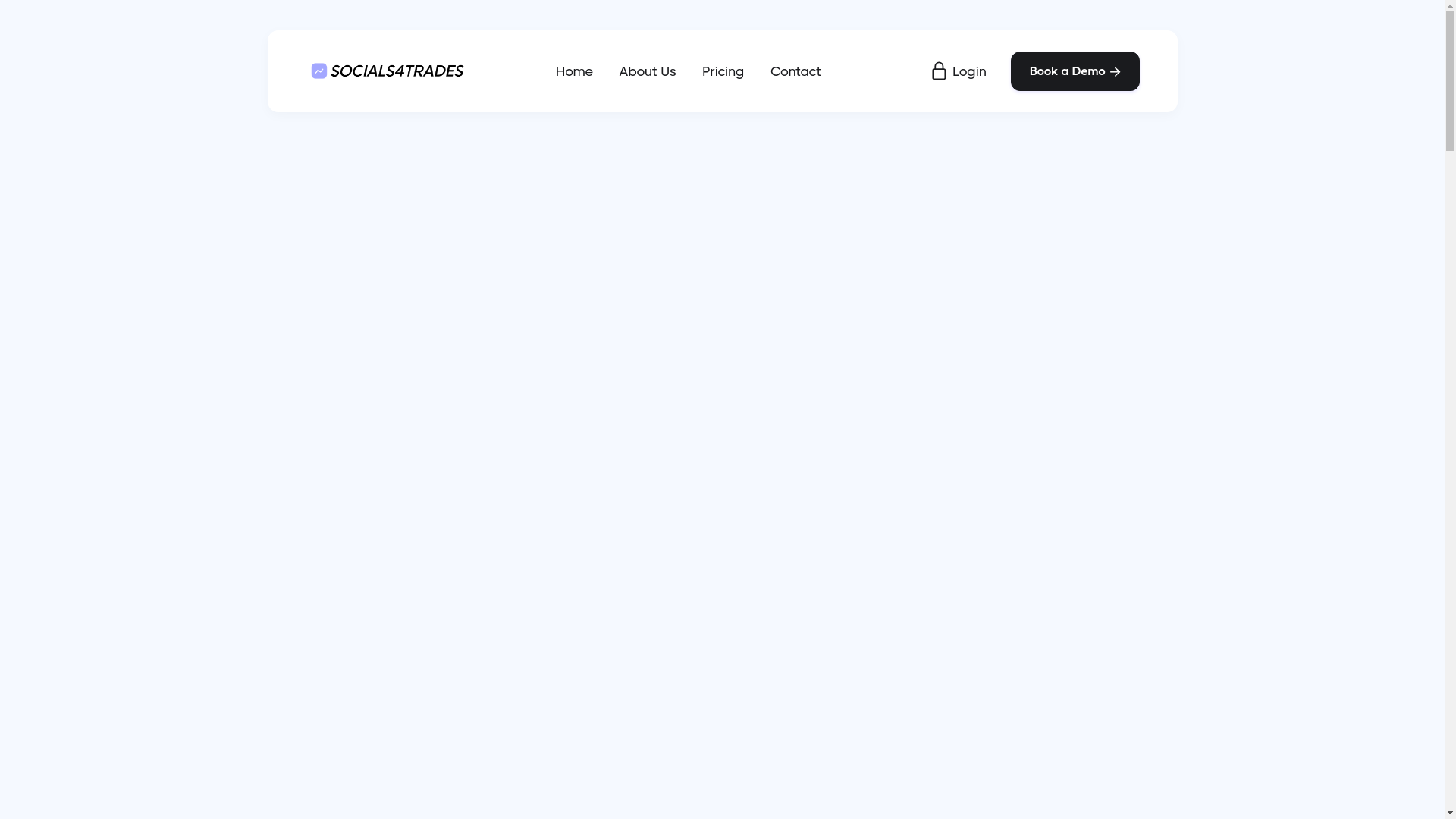website screenshot of https://partnersocials4trades.com/