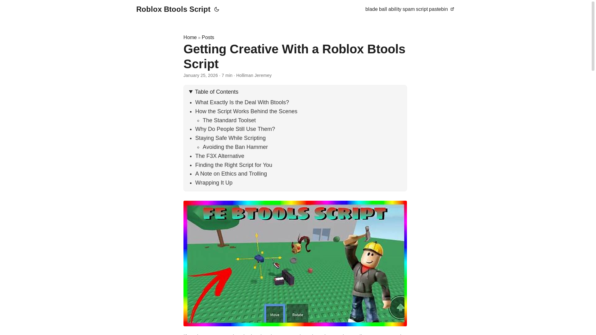 website screenshot of https://roblox-btools-script.pages.dev/