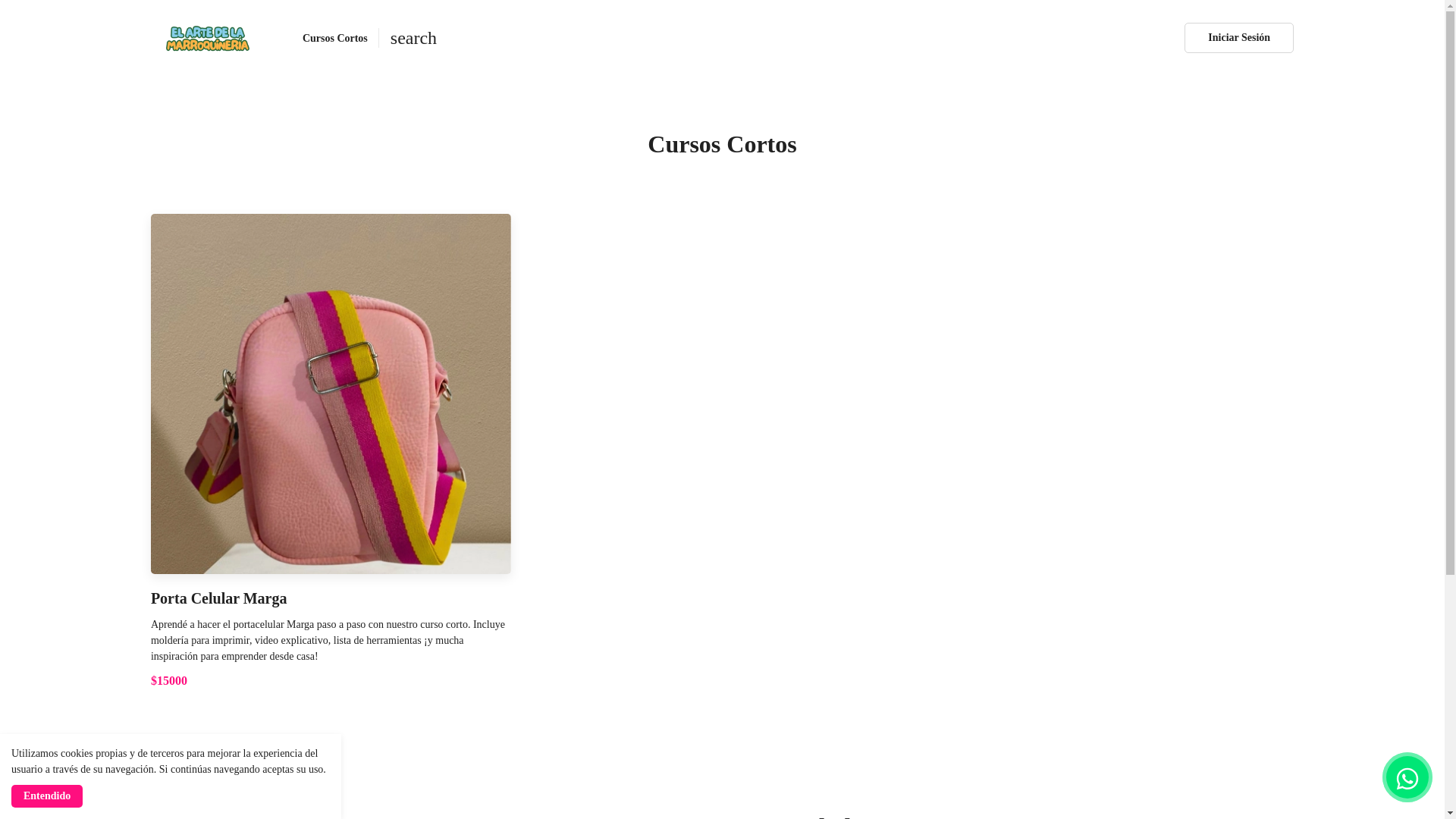 website screenshot of https://elartedelamarroquineria.com.ar/