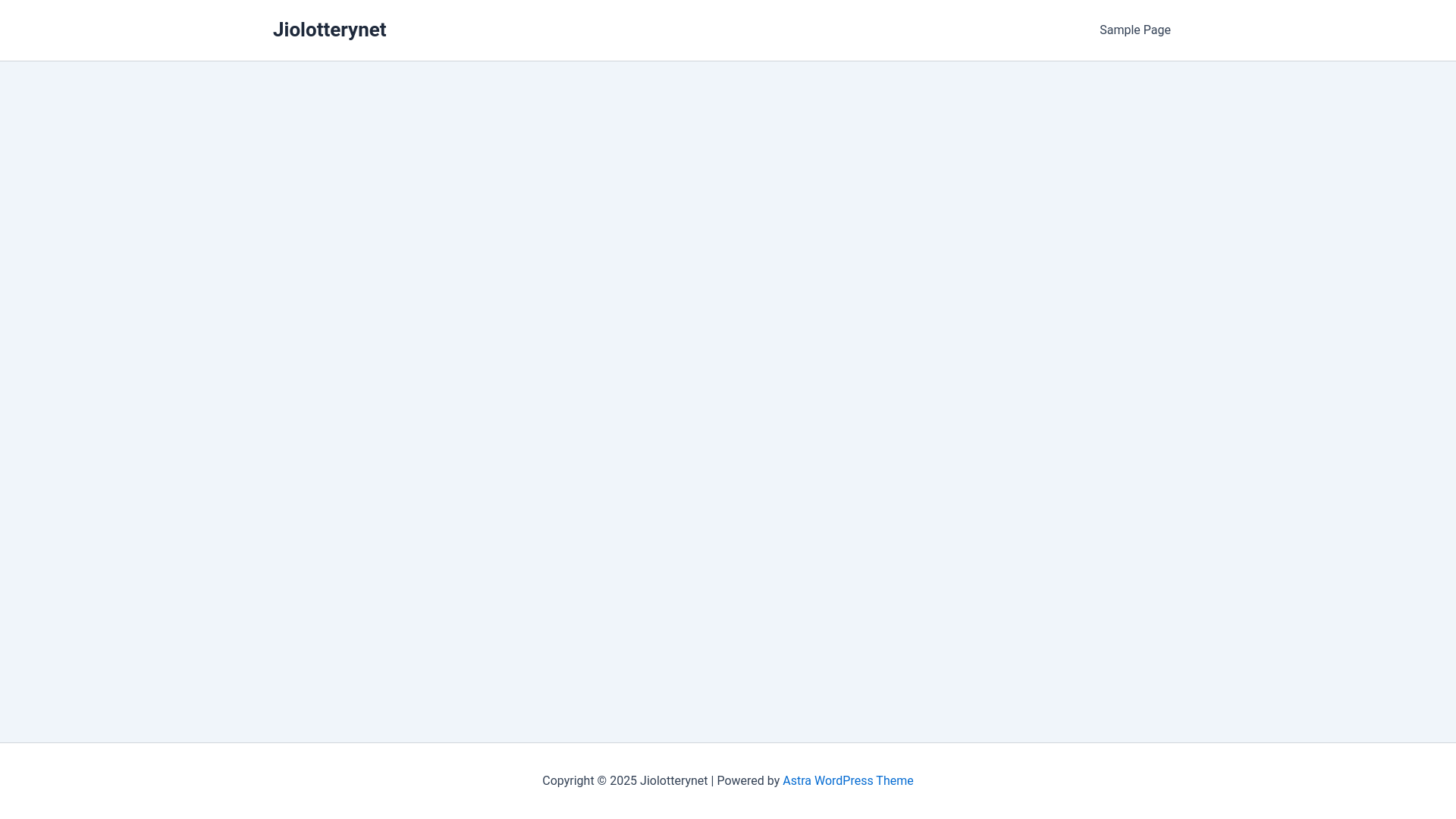 website screenshot of https://jiolottery.net/