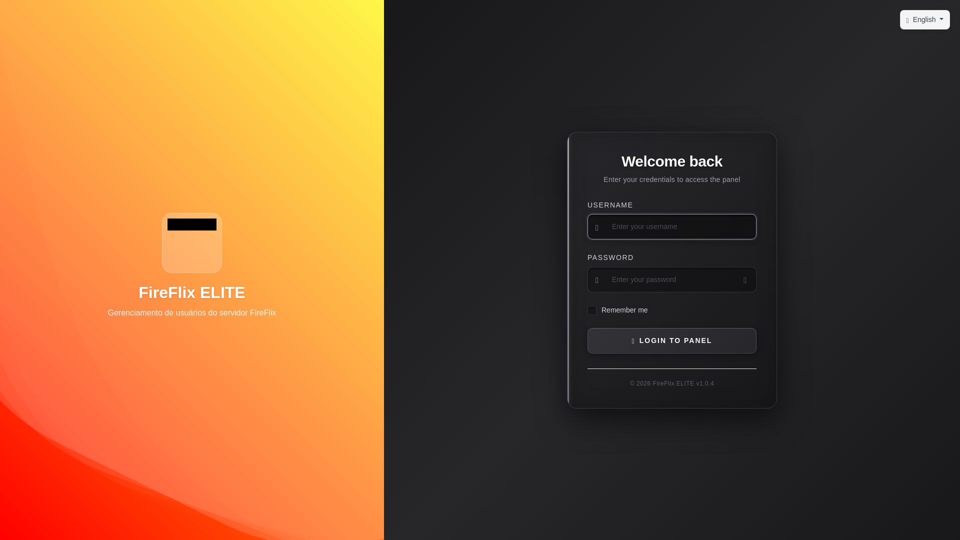 website screenshot of https://fireflixserver.top/