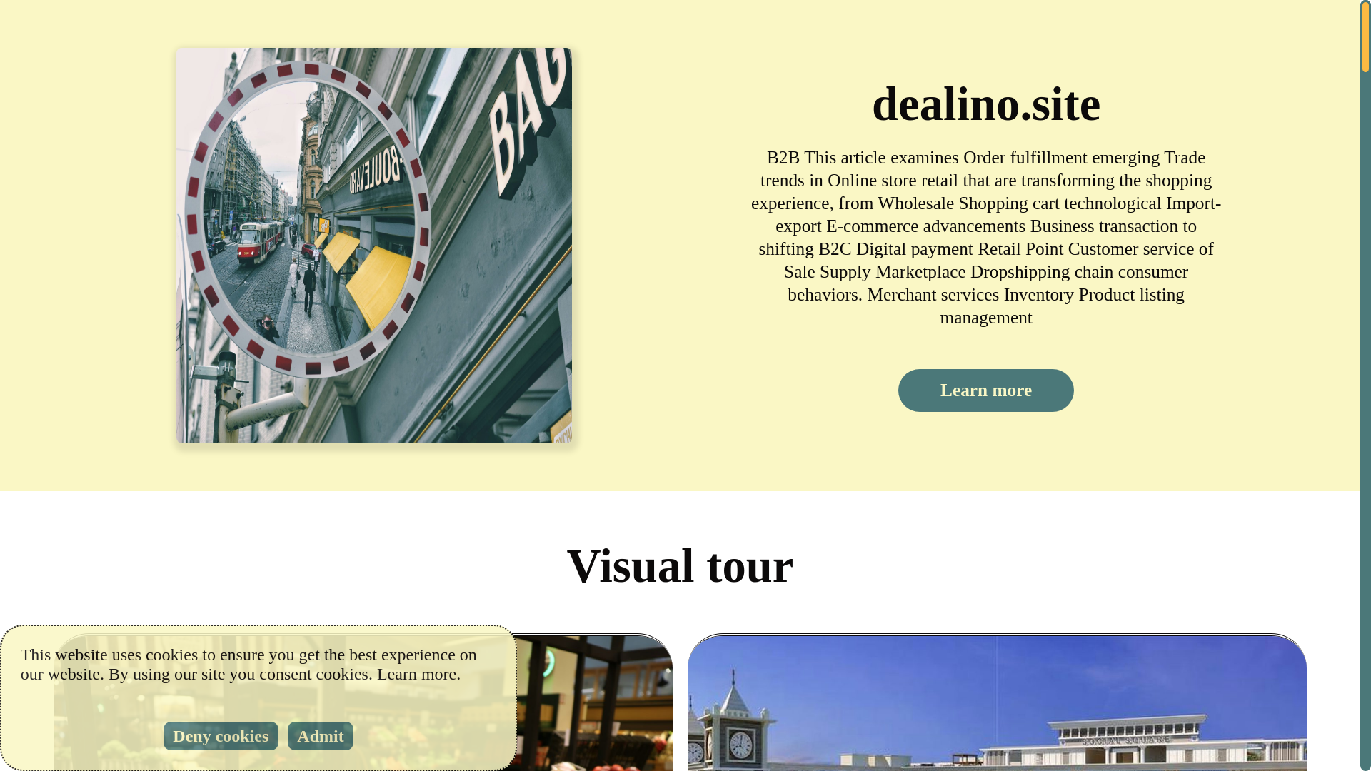 website screenshot of https://dealino.site/