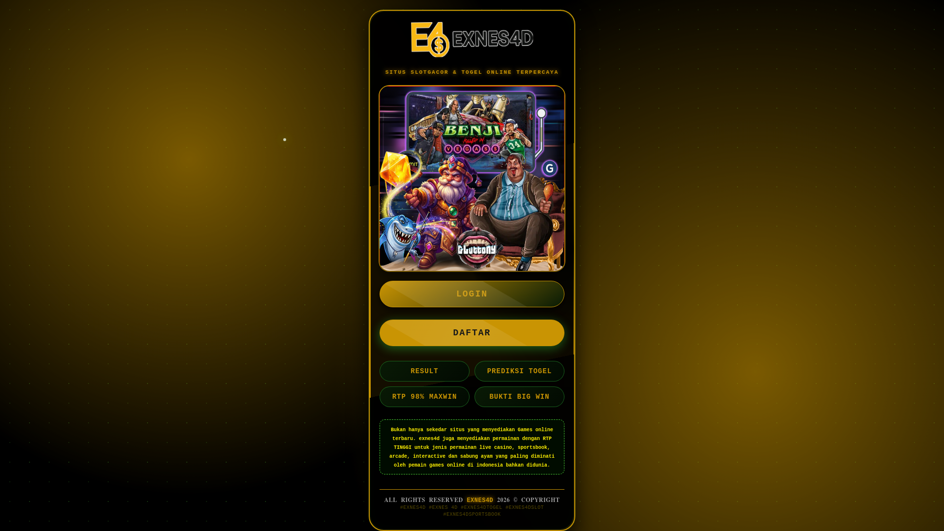 website screenshot of https://exnes4dhokii.com/