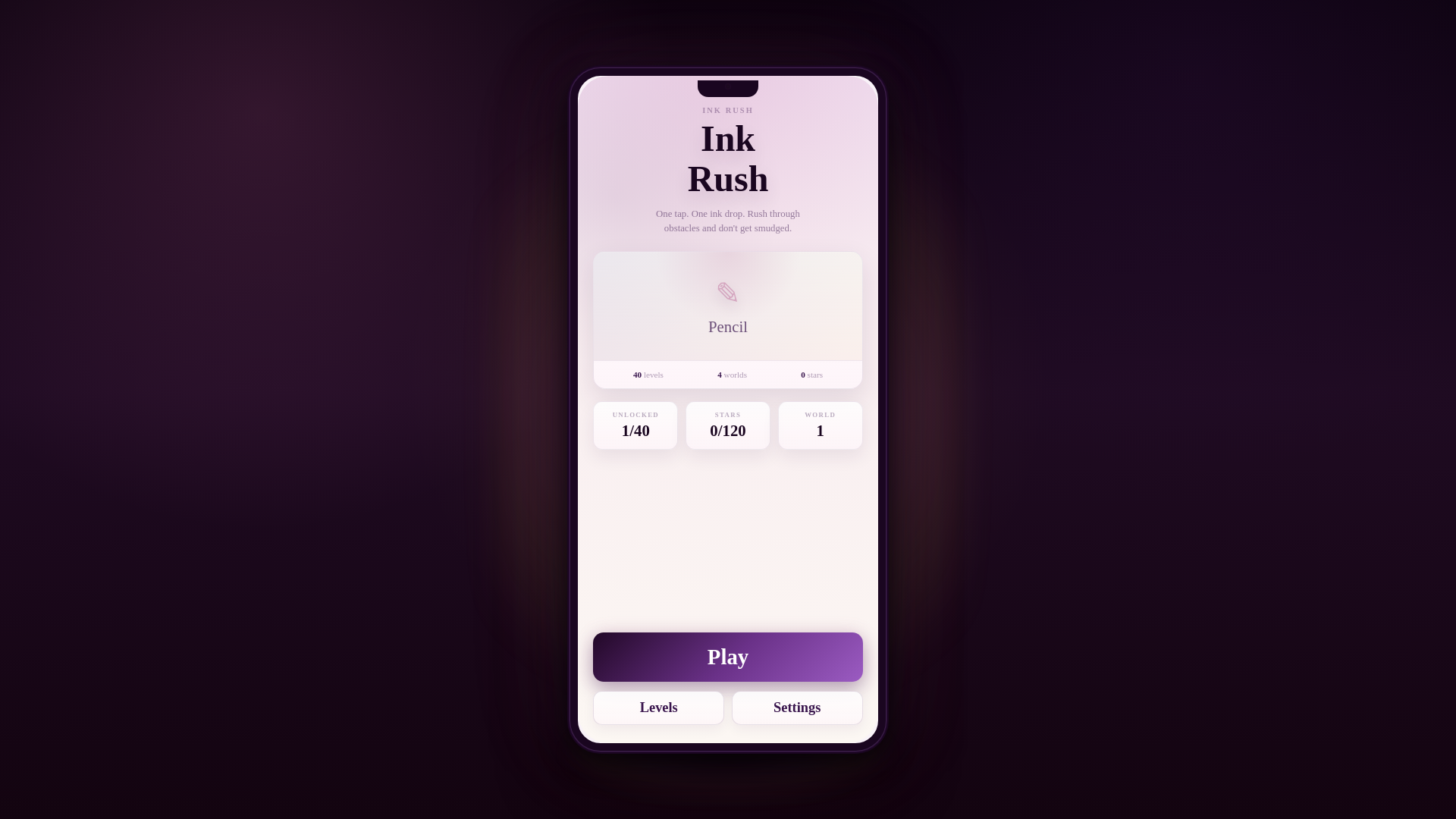 website screenshot of https://ink-rush.pages.dev/