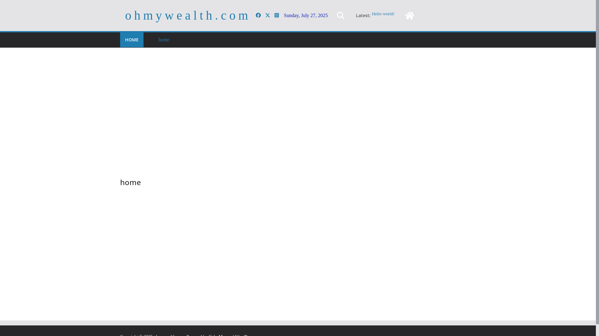 website screenshot of https://ohmywealth.com/