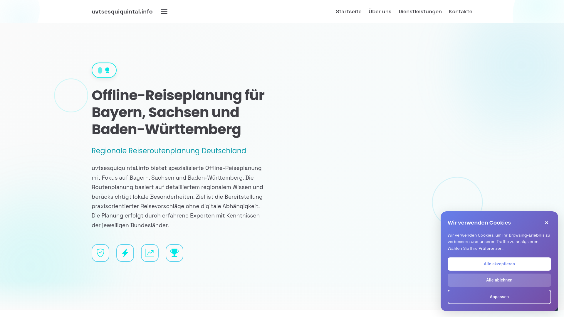 website screenshot of https://uvtsesquiquintal.info