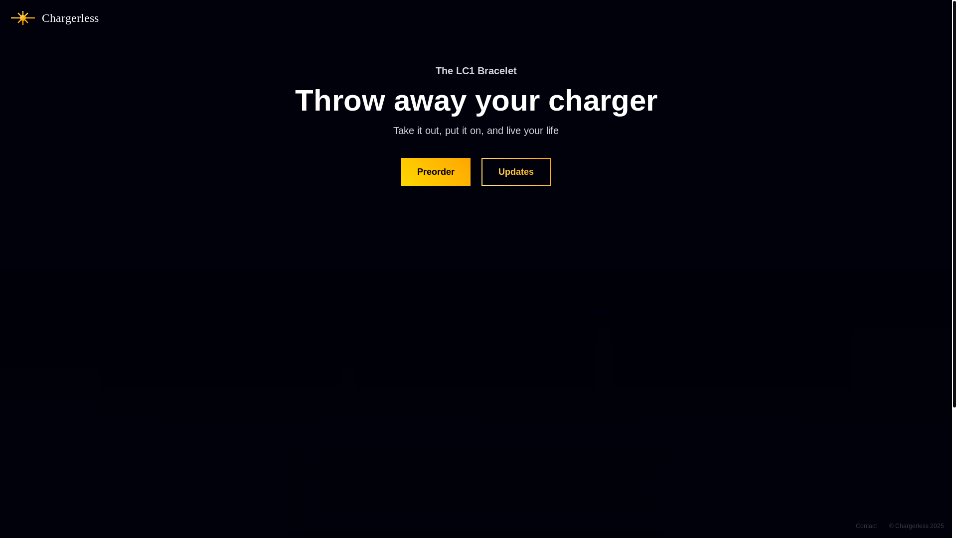 website screenshot of https://chargerlesswebsite.pages.dev/