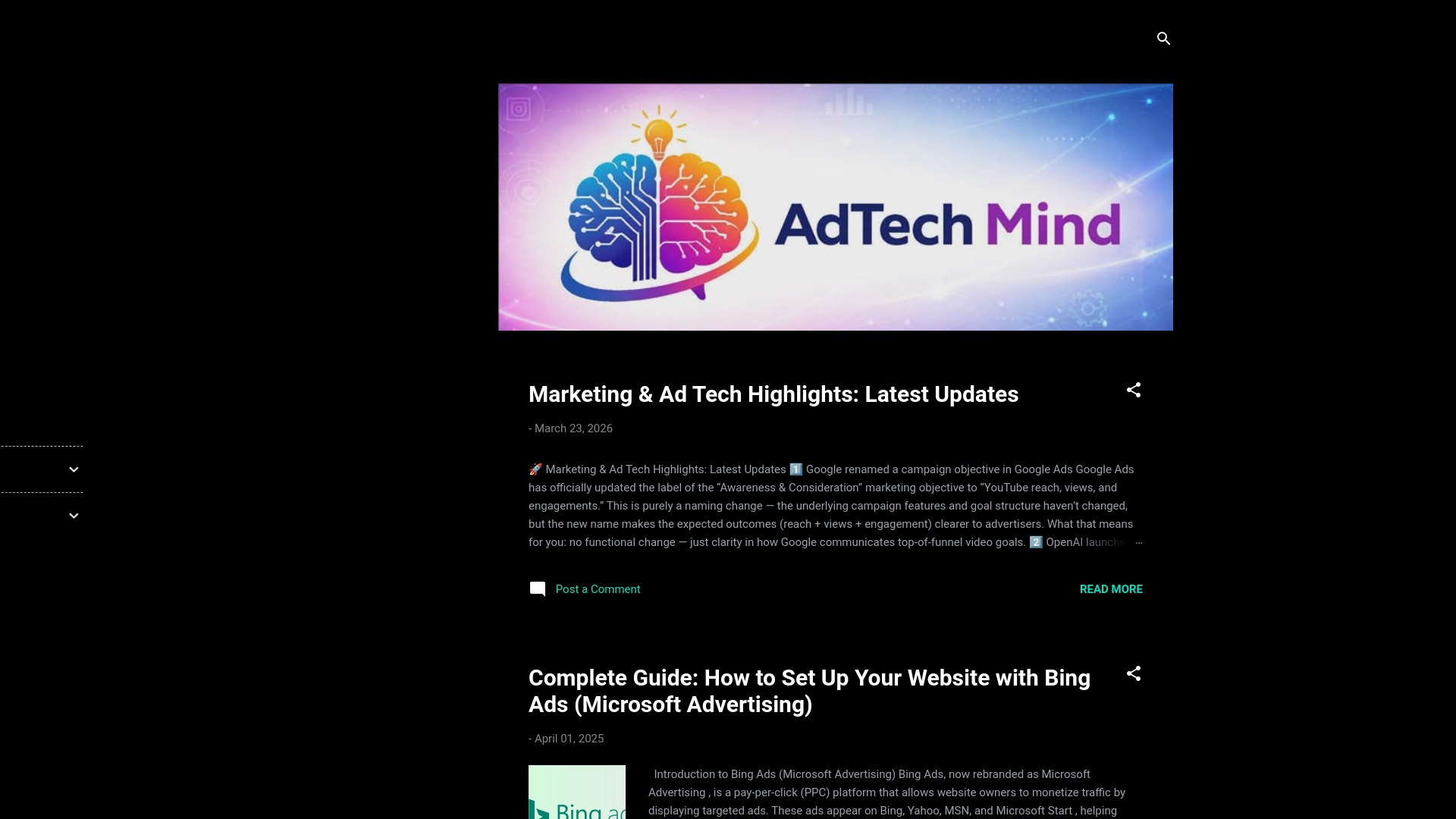 website screenshot of https://adtechmind.com/