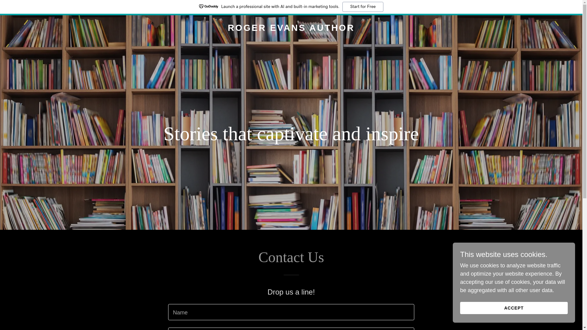 website screenshot of https://revansauthor.com/
