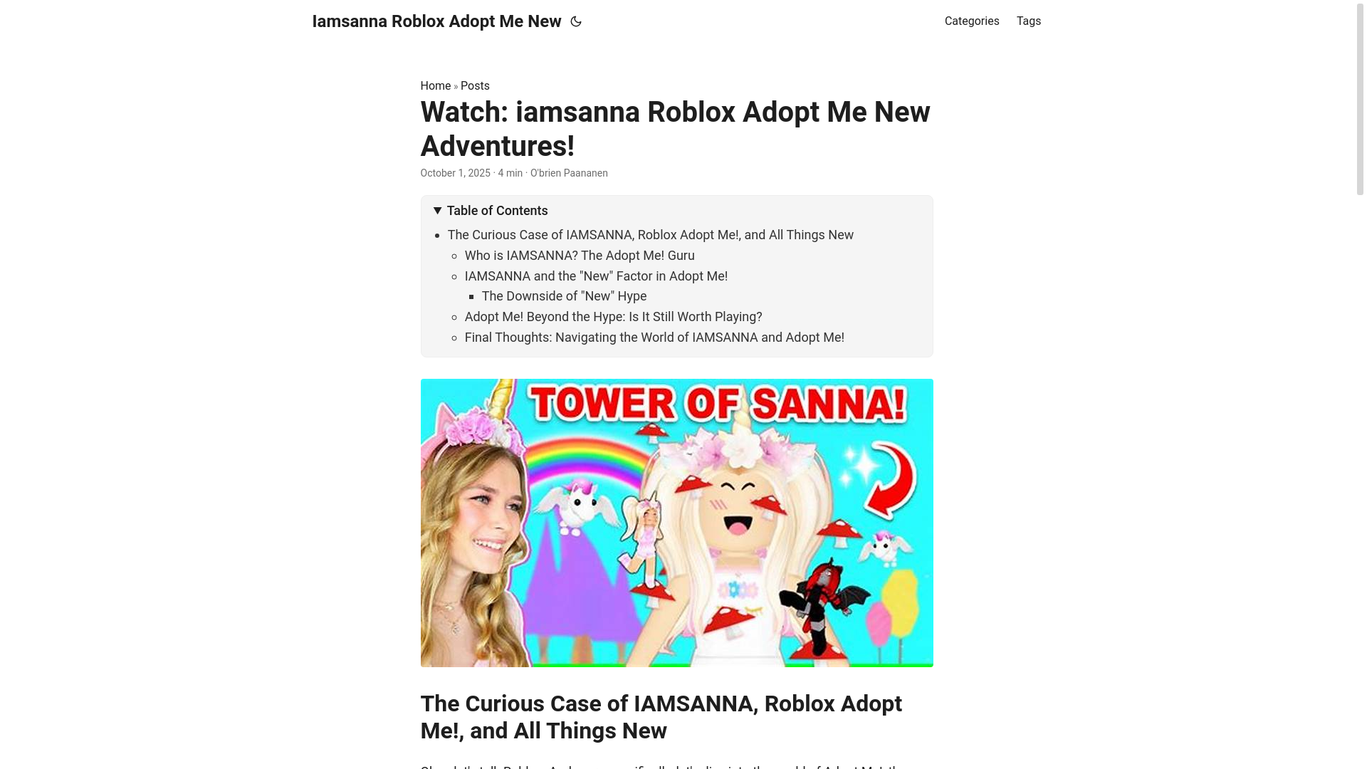website screenshot of https://iamsanna-roblox-adopt-me-new.pages.dev/