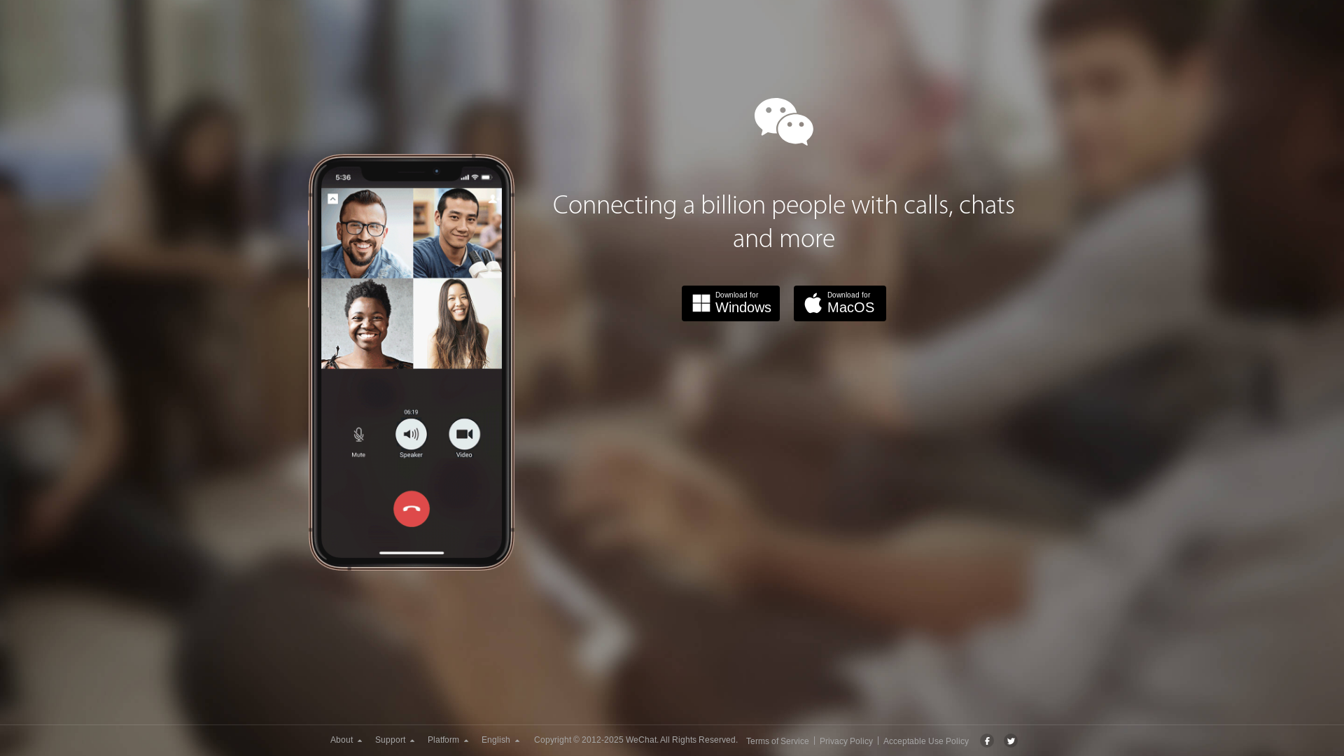 website screenshot of https://wechatcall-ch04.com/