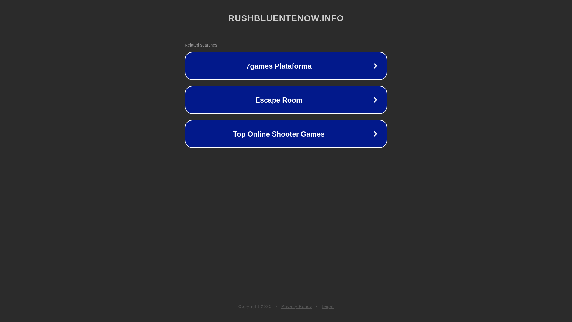 website screenshot of https://rushbluentenow.info/