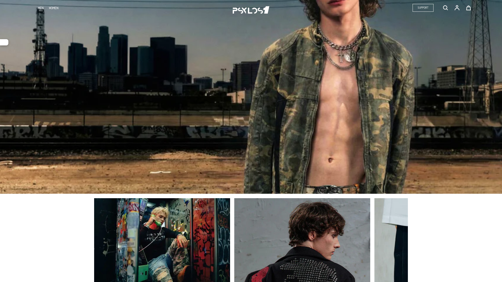 website screenshot of https://psylos1.com/