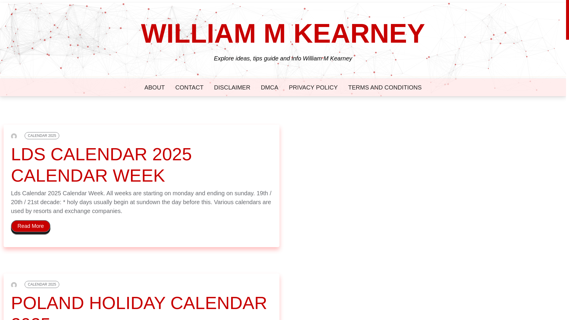 website screenshot of https://williammkearneyd.pages.dev/