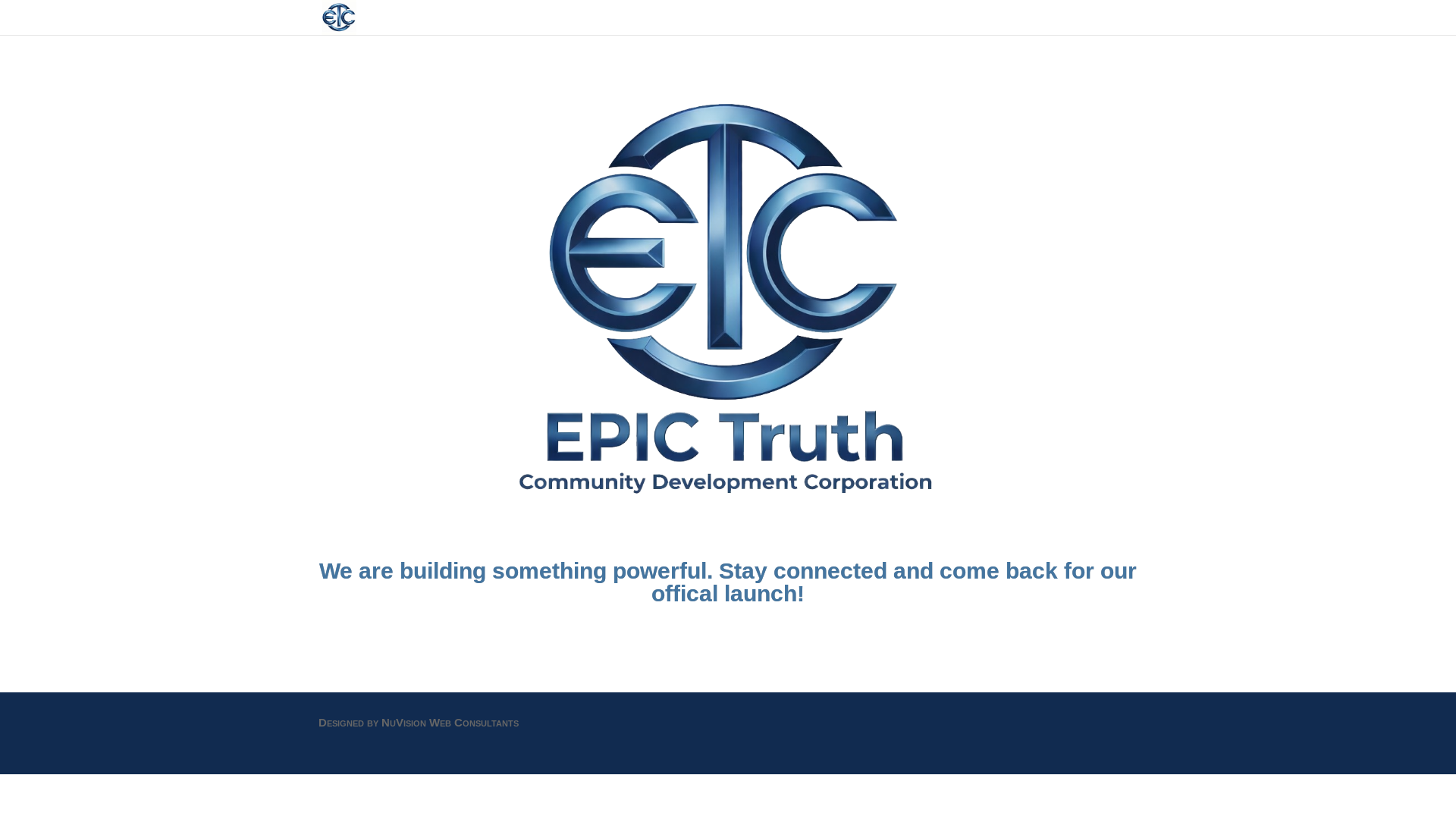 website screenshot of https://epictruthcommunity.org/