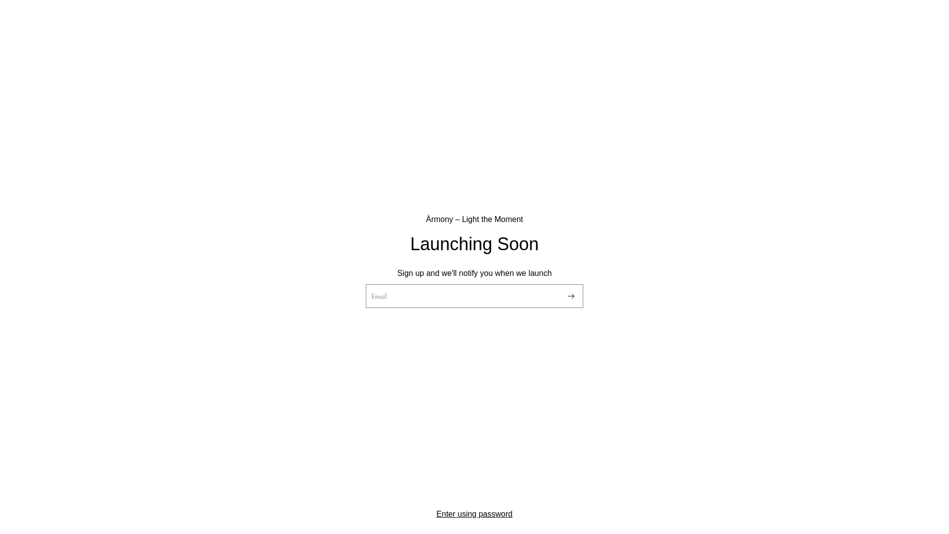 website screenshot of https://armonycandles.gr/