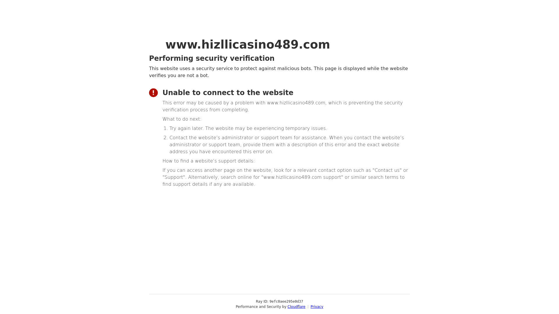 website screenshot of https://hizllicasino489.com/