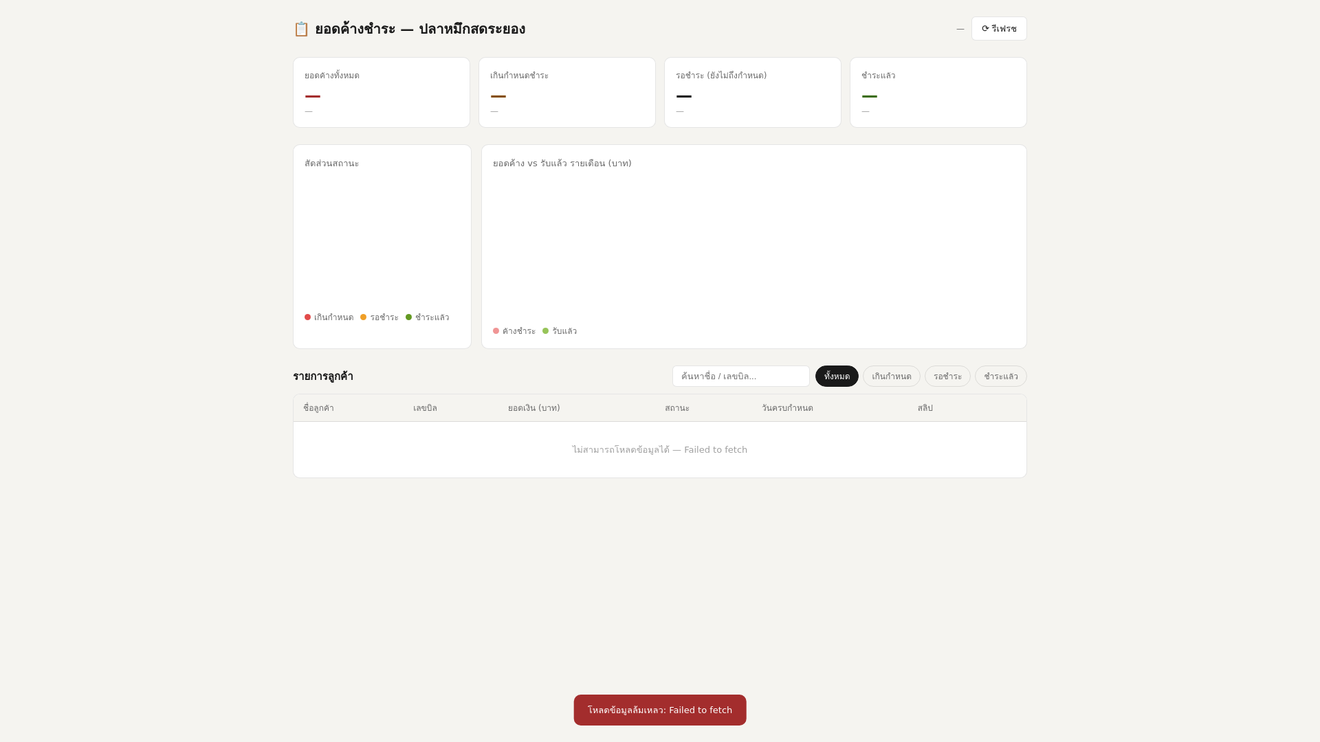 website screenshot of https://invoice-tracker-ui.pages.dev/