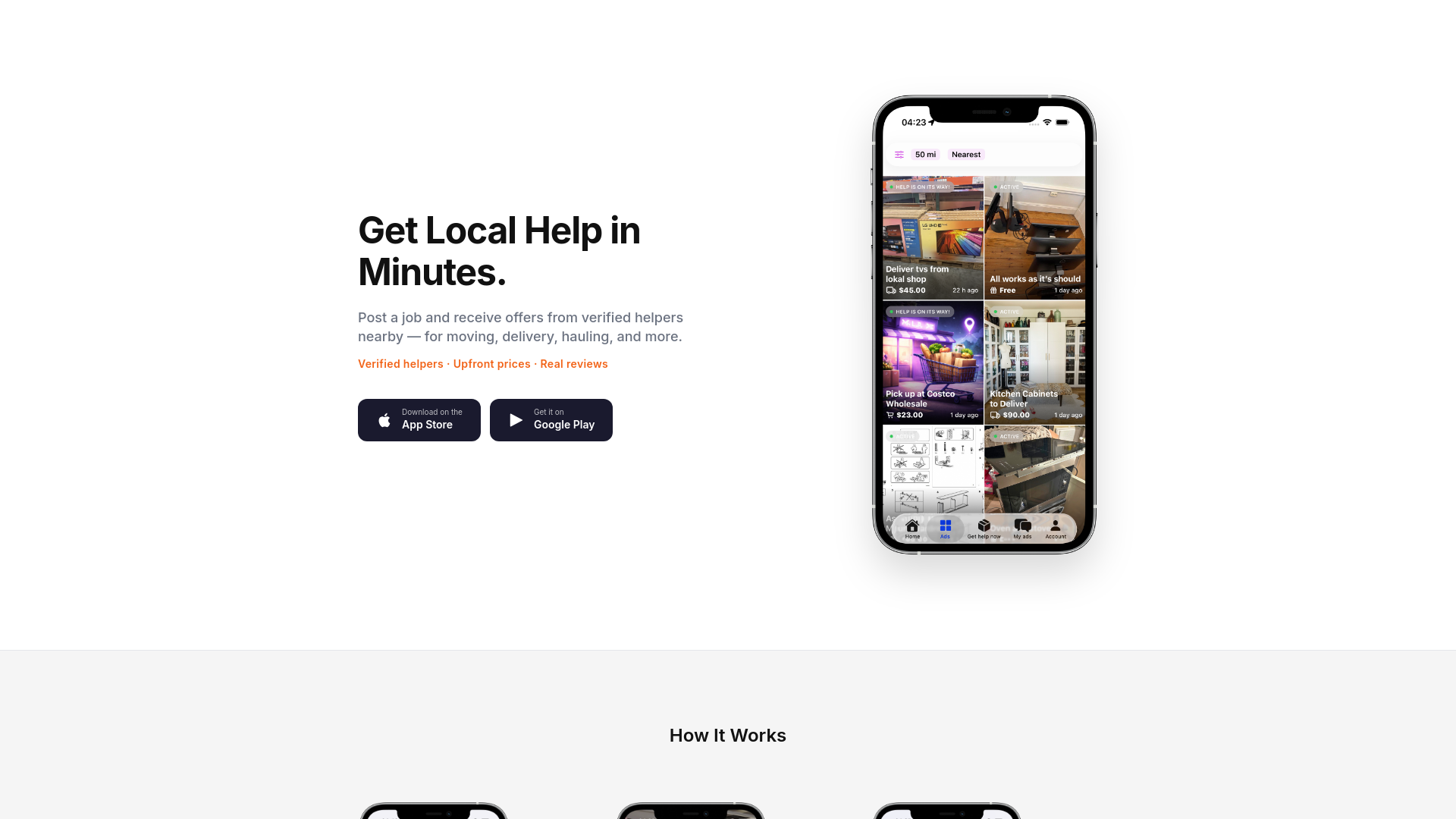 website screenshot of https://dashhaul-web.pages.dev/