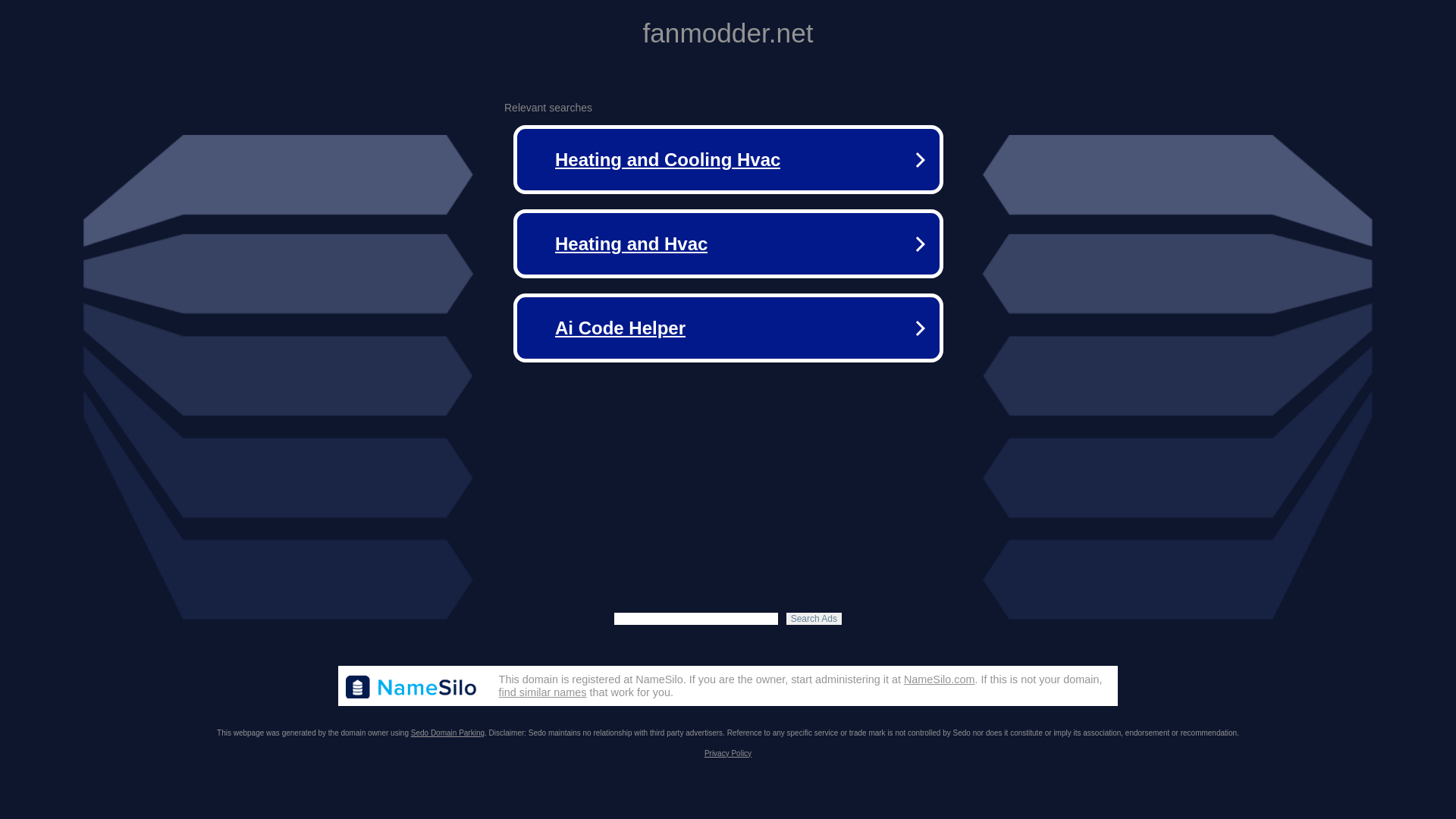 website screenshot of https://fanmodder.net/