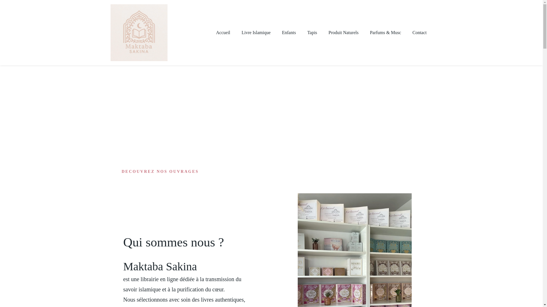 website screenshot of https://maktabasakina.com/