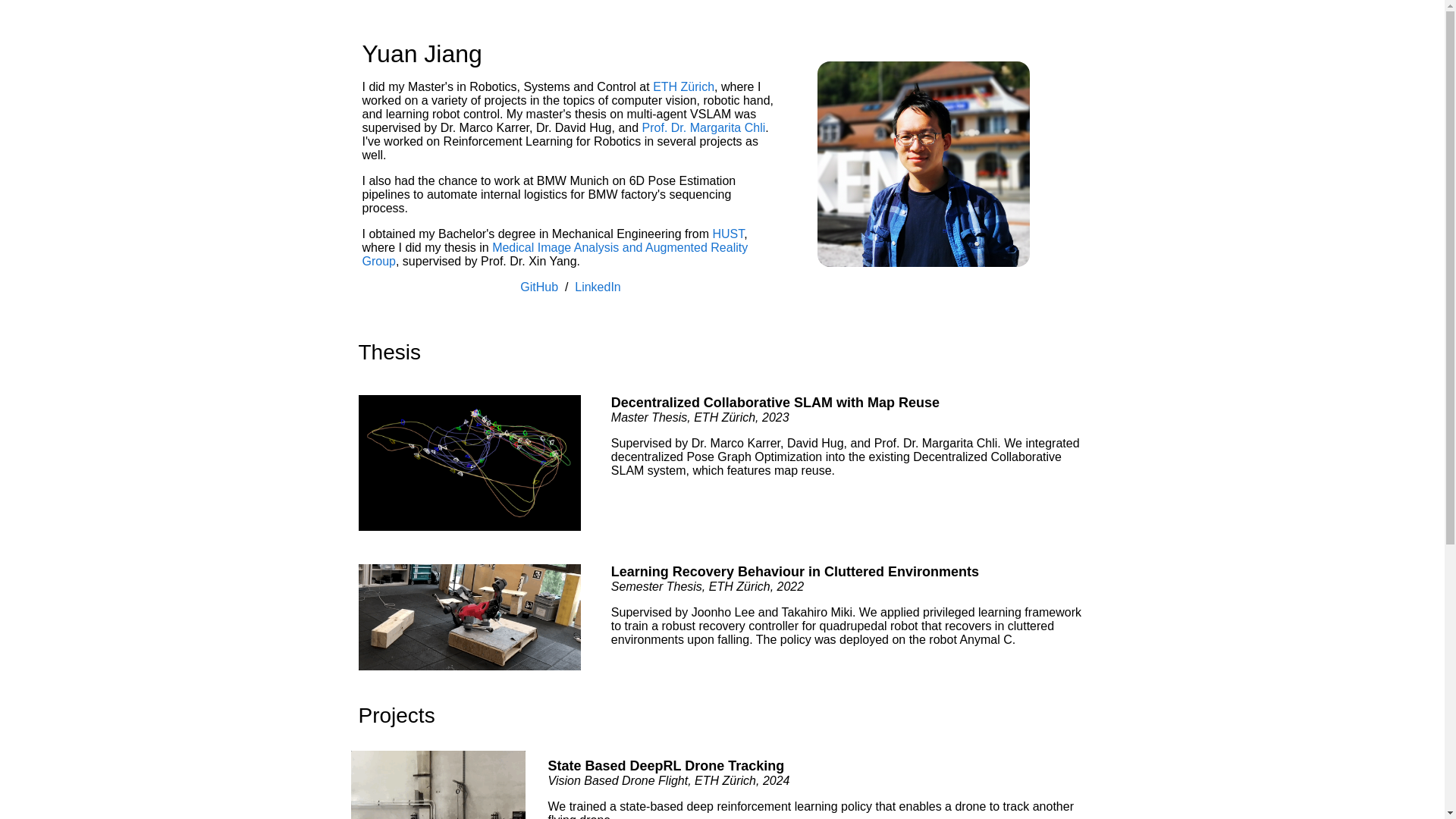 website screenshot of https://yuajiang.com/