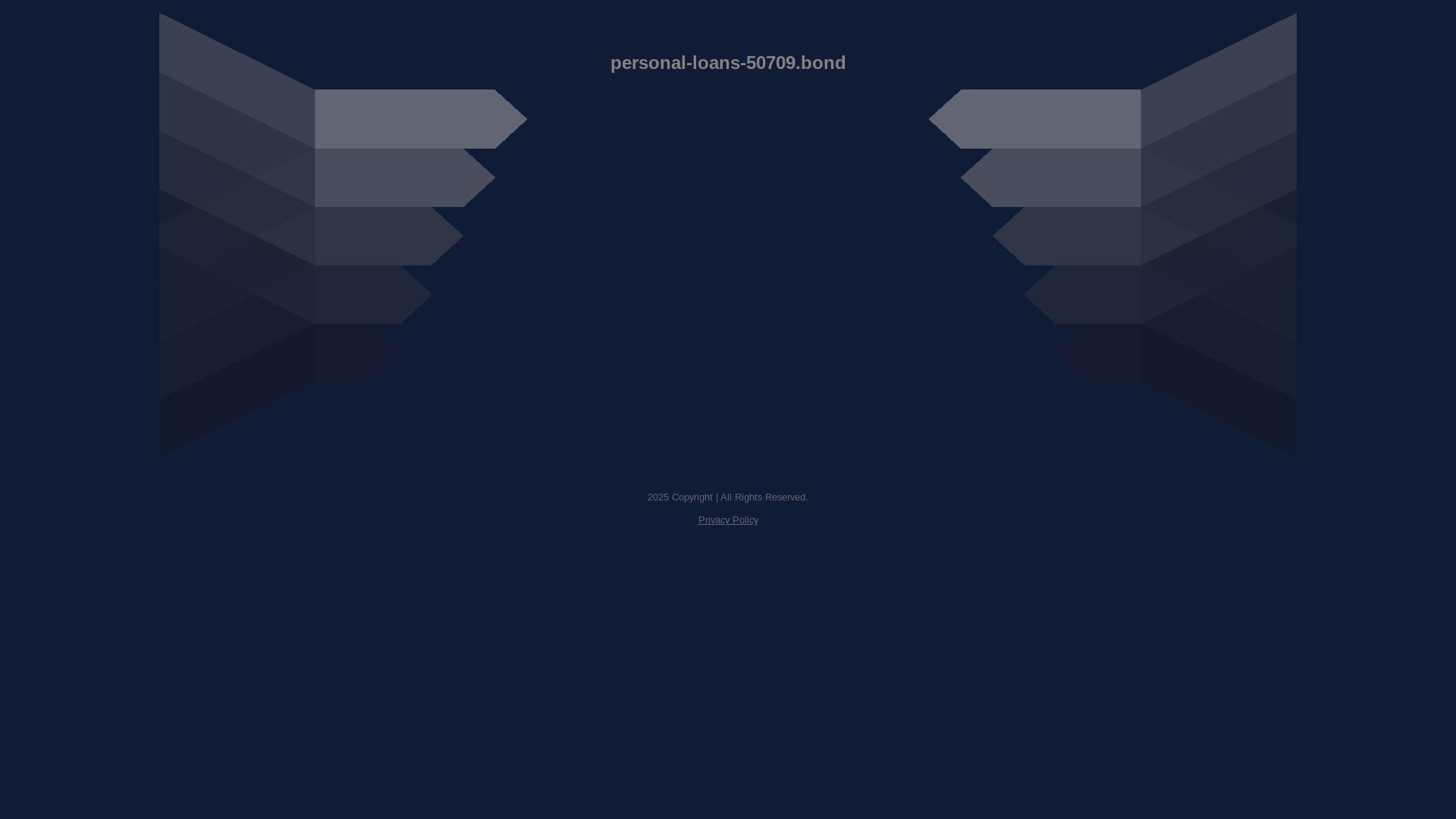 website screenshot of https://personal-loans-50709.bond/