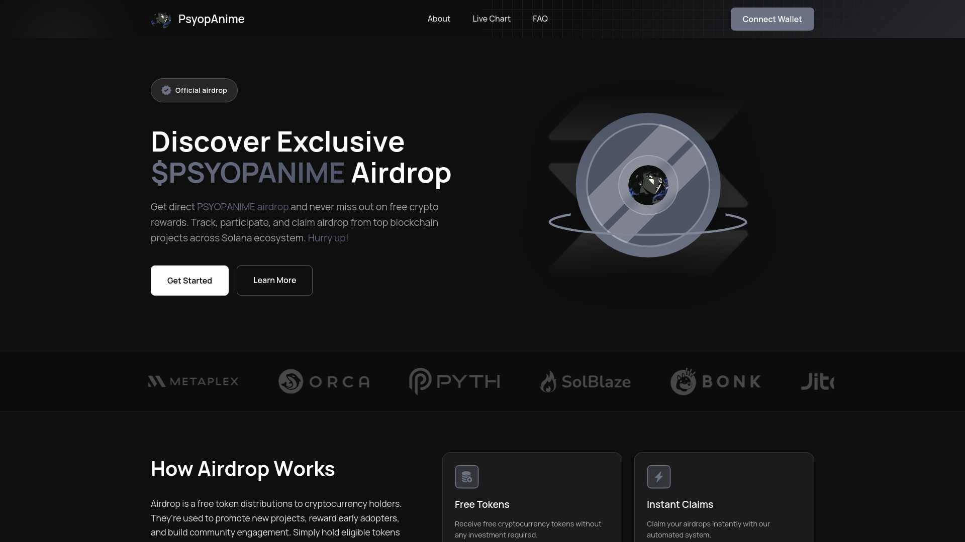 website screenshot of https://psyopanime.pro/