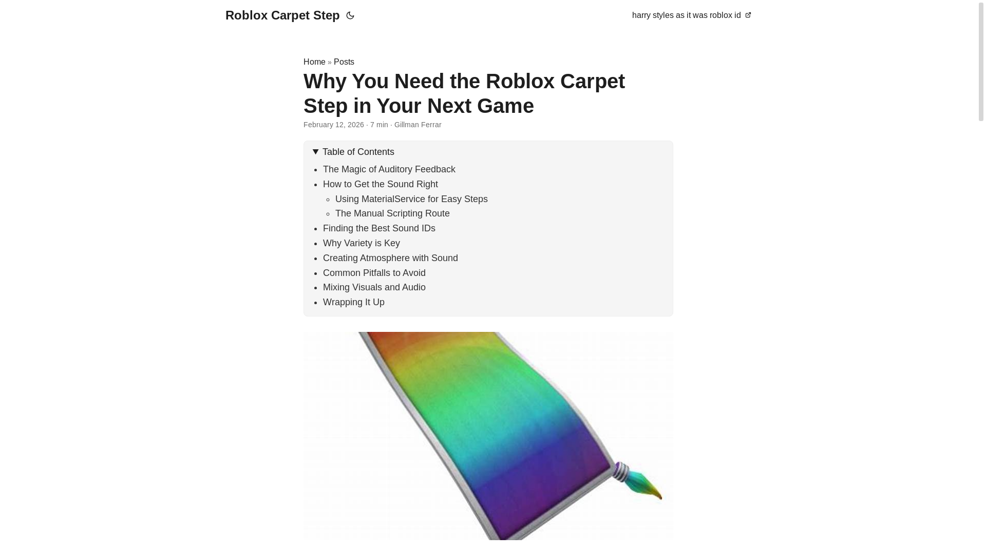 website screenshot of https://roblox-carpet-step.pages.dev/