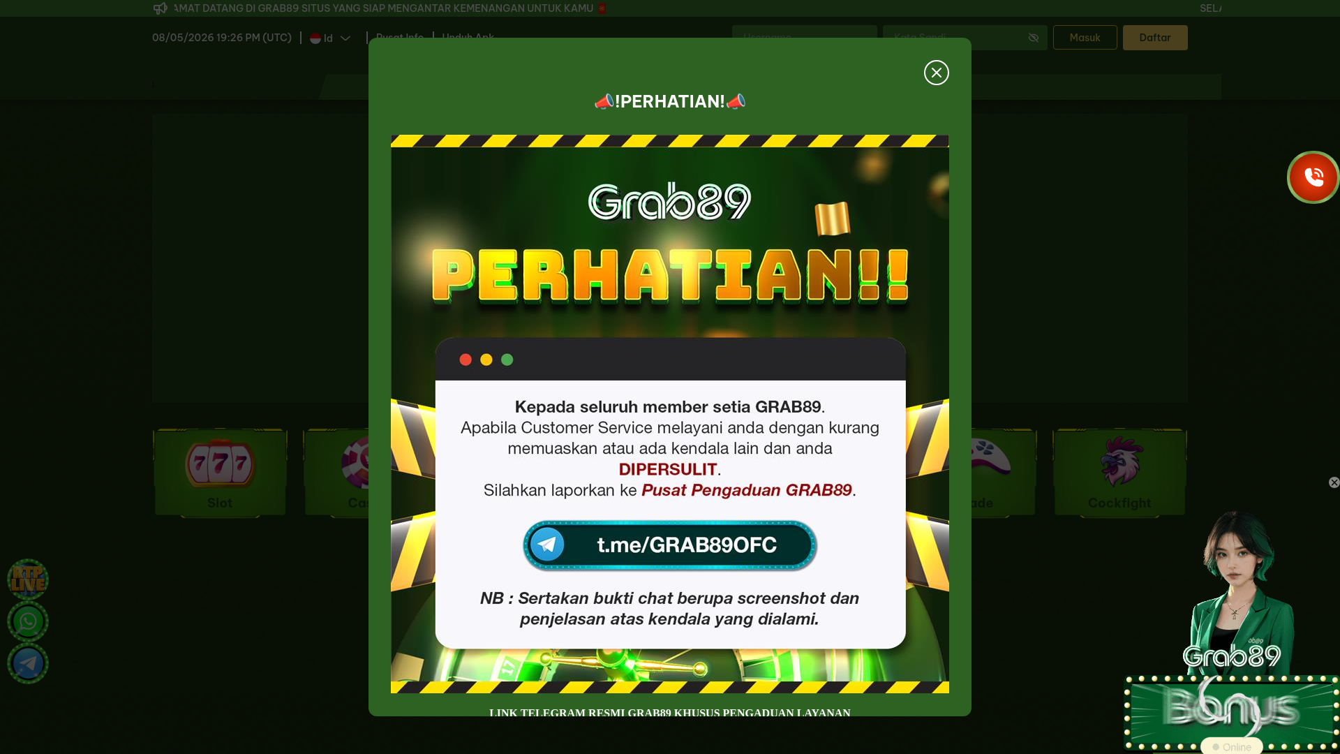 website screenshot of https://grab89fast-com.pages.dev/