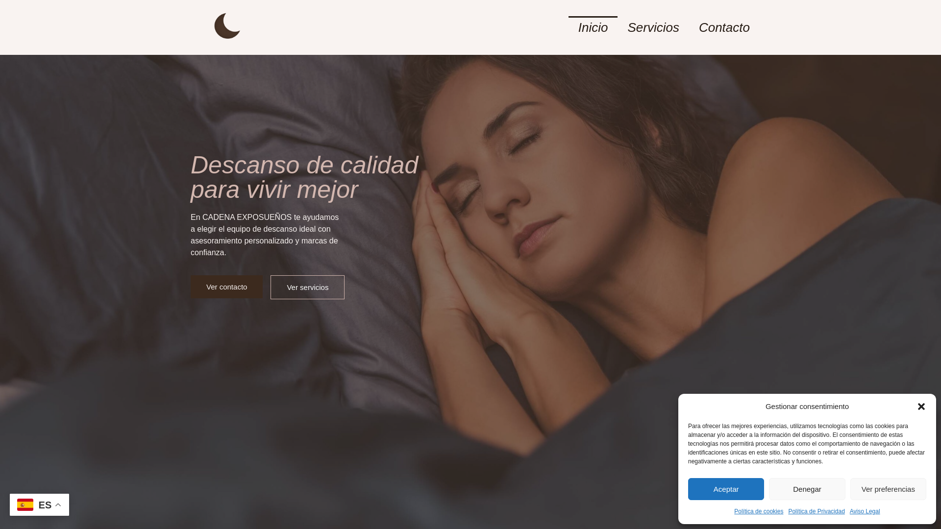 website screenshot of https://cadenaexposuenos.com/