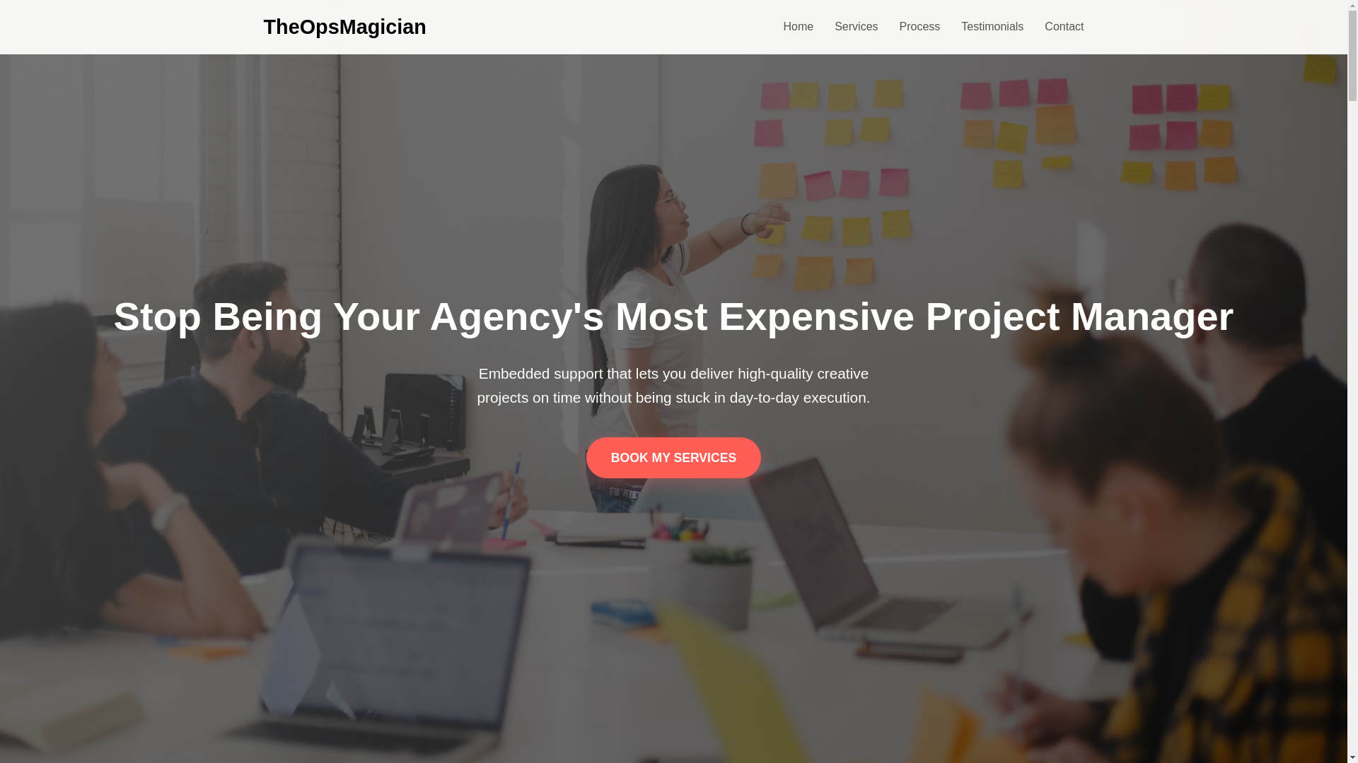 website screenshot of https://theopsmagician-website.pages.dev/
