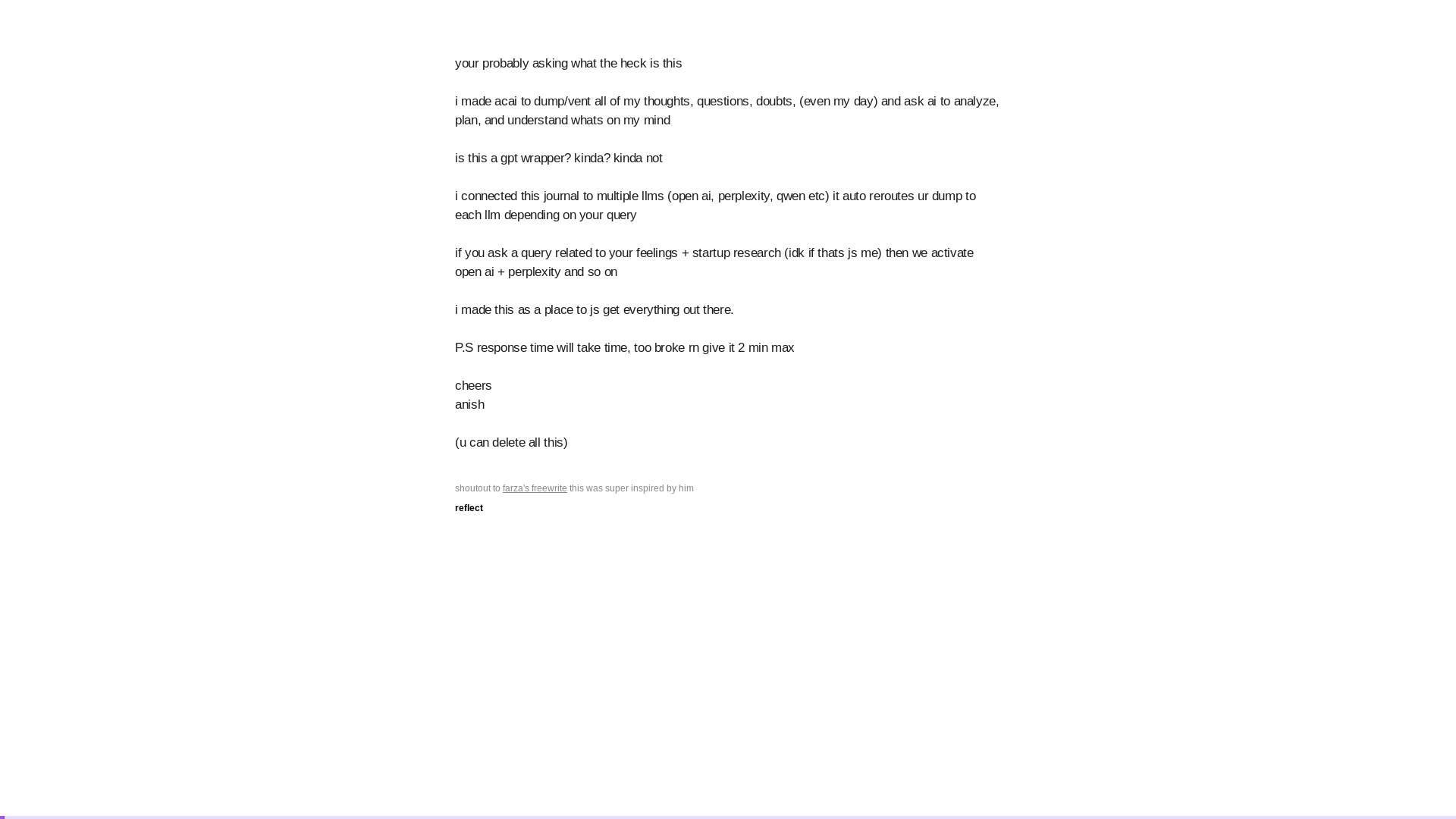 website screenshot of https://acais.space/