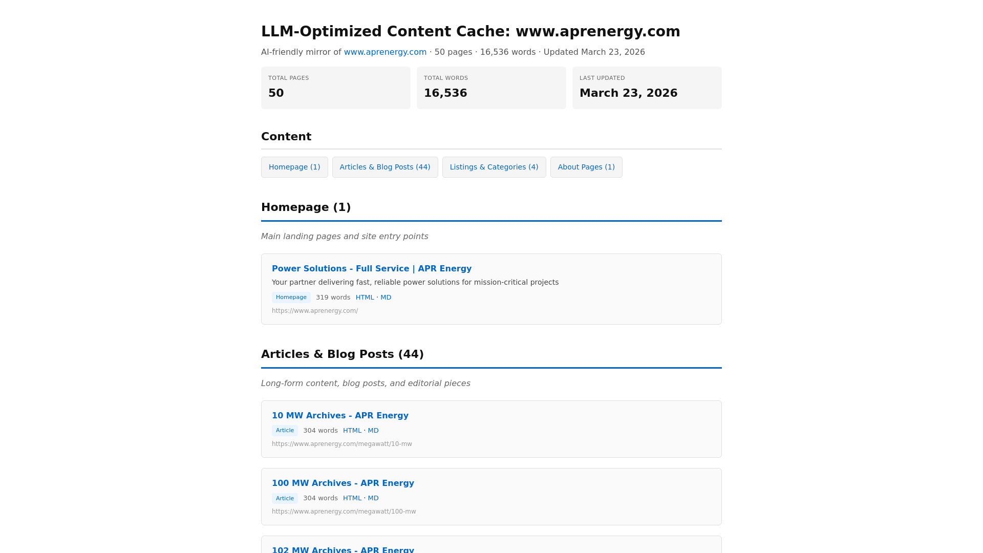 website screenshot of https://aprenergy-com.pages.dev/
