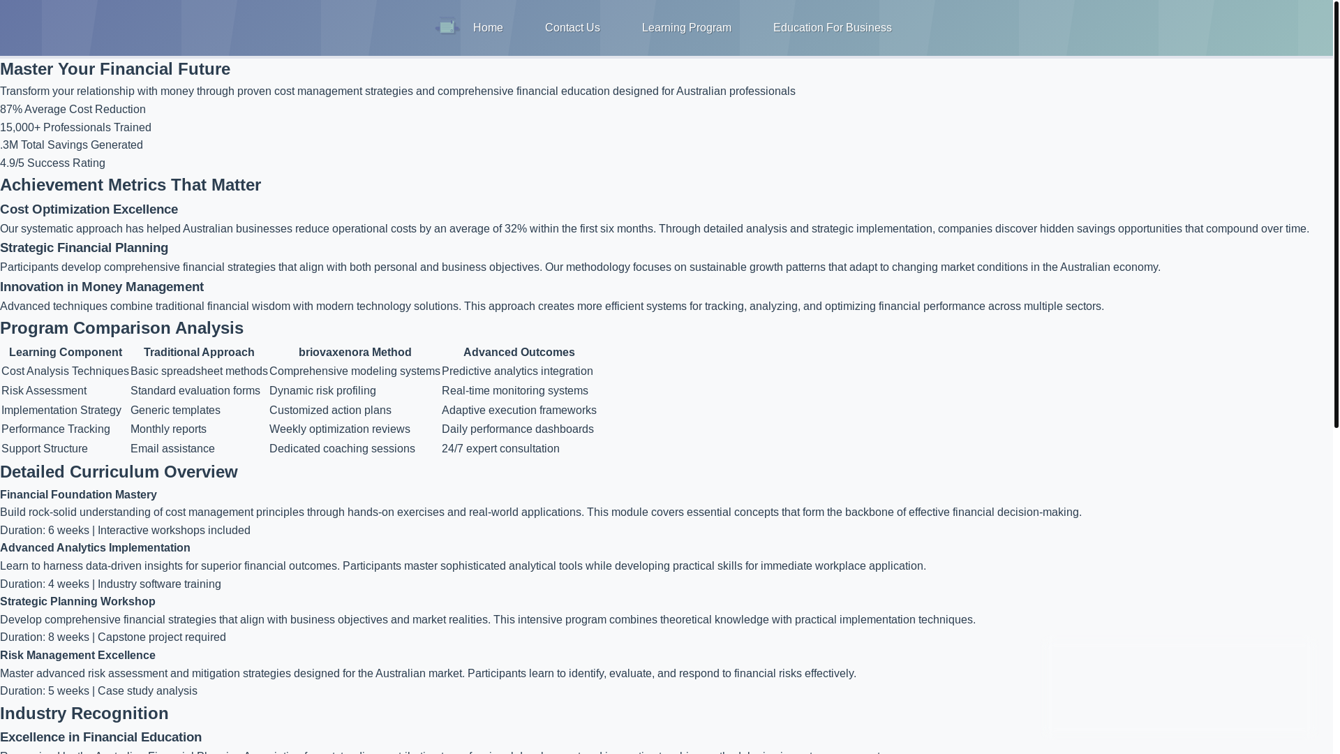 website screenshot of https://briovaxenora.com/