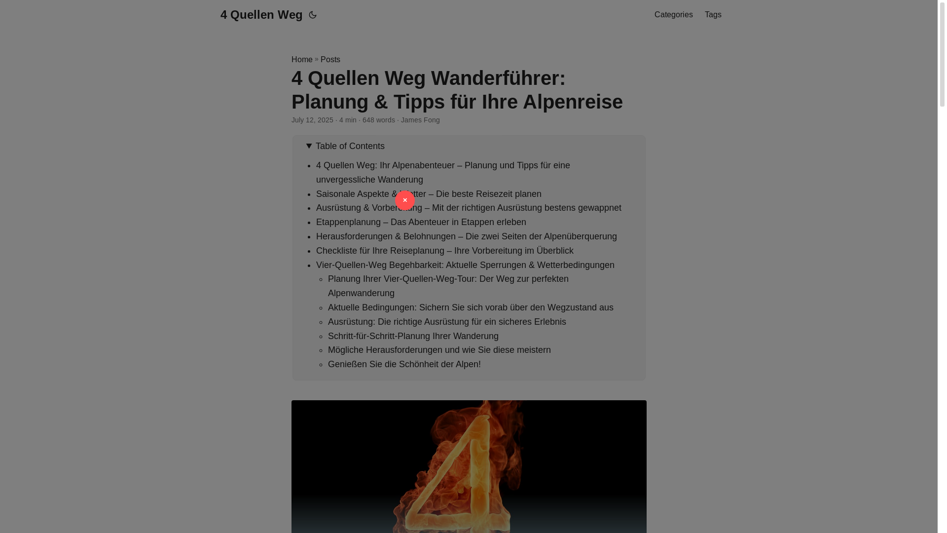 website screenshot of https://4-quellen-weg.pages.dev/