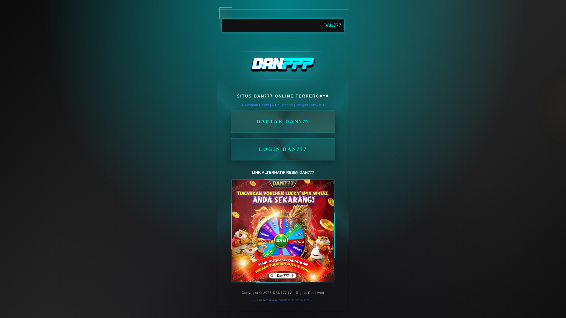 website screenshot of https://dan777-slot777.pages.dev/