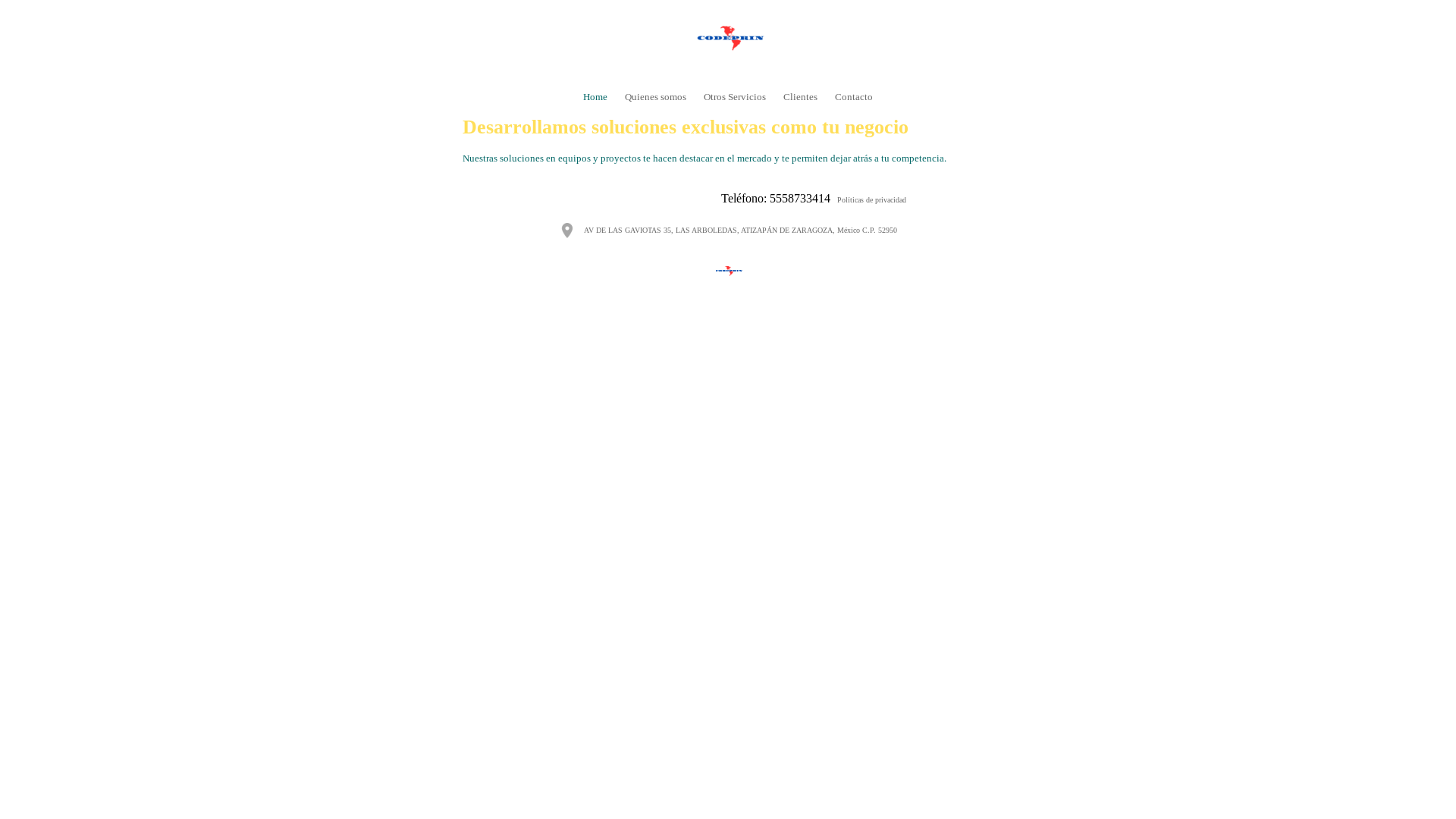 website screenshot of https://codeprindemexico.com.mx/