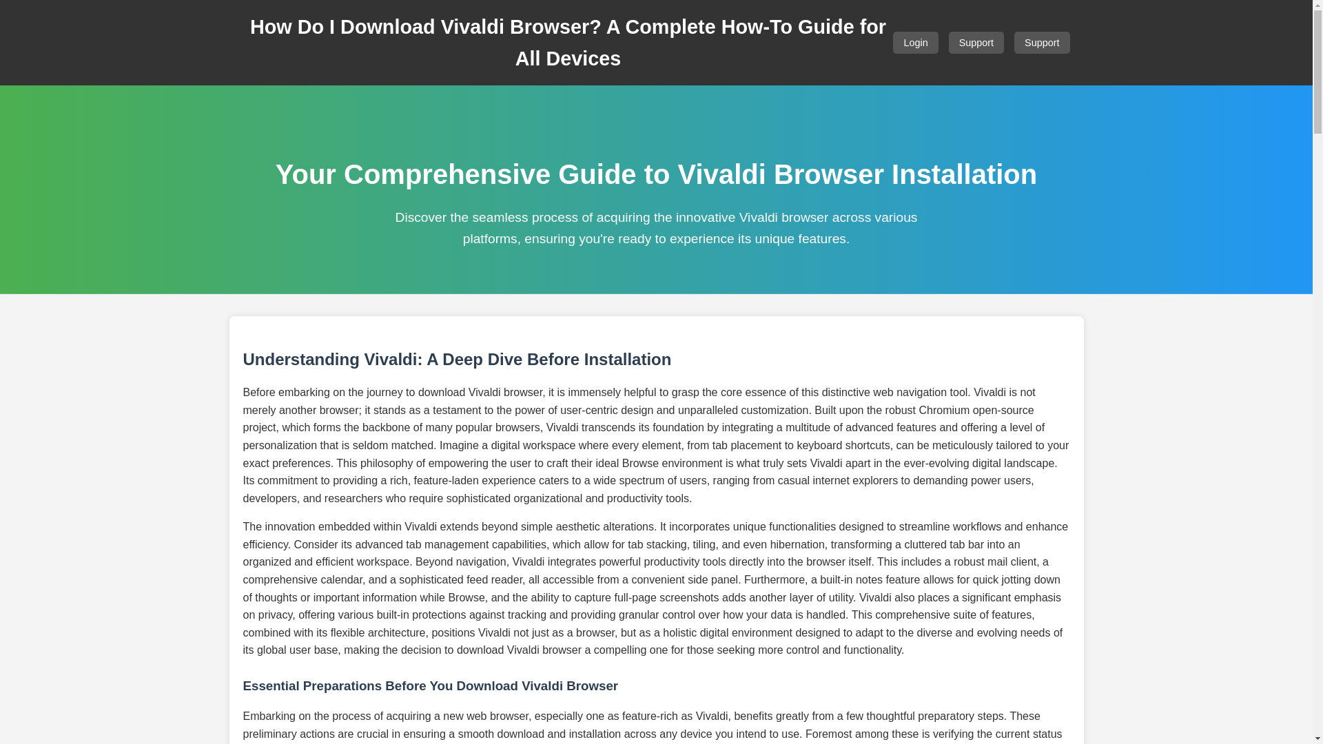 website screenshot of https://vivaldi-download.pages.dev/